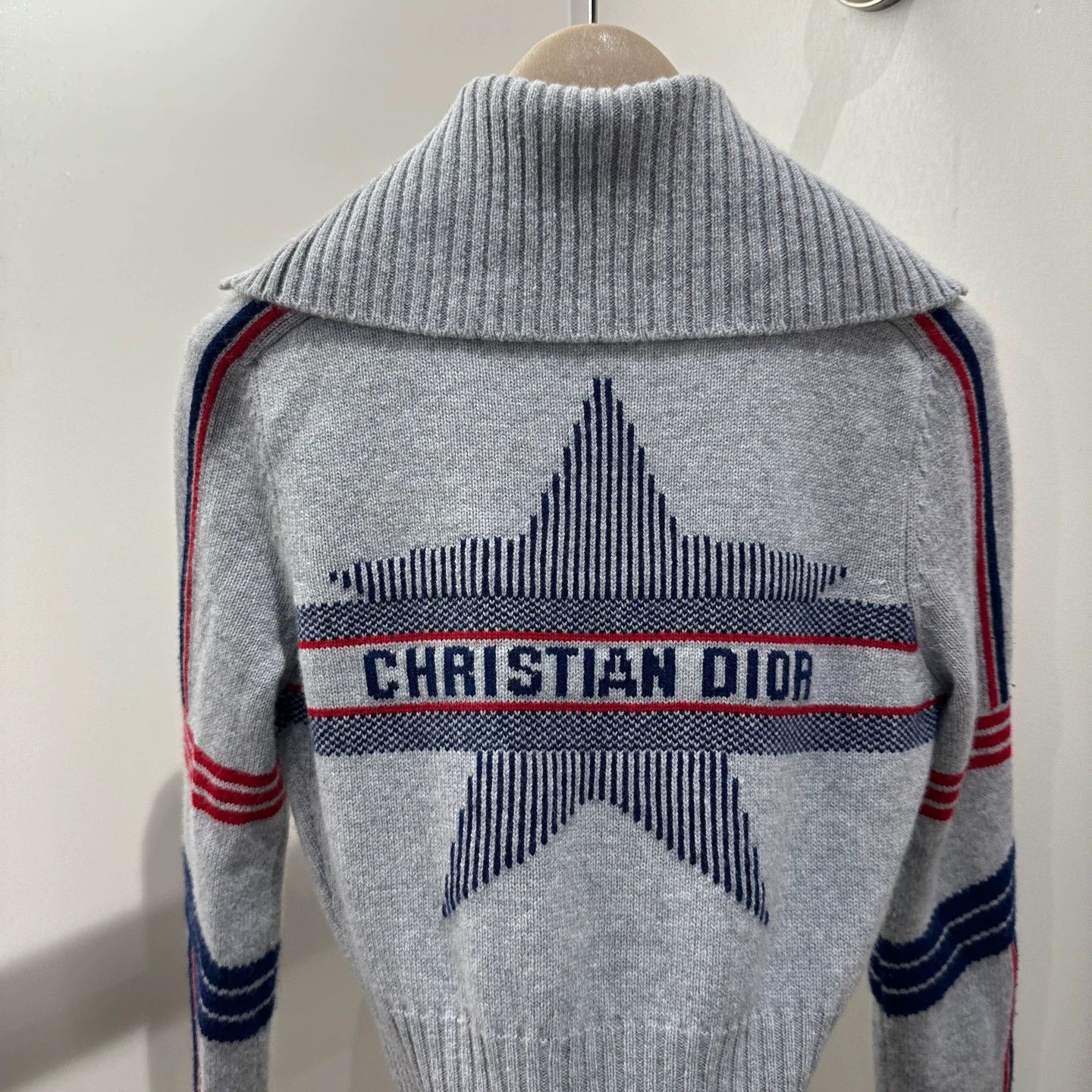 Christian Dior Monsieur Christian Dior apr476 Star Motif Turtleneck 36 Wool Size XS / US 0-2 / IT 36-38 - 6 Thumbnail