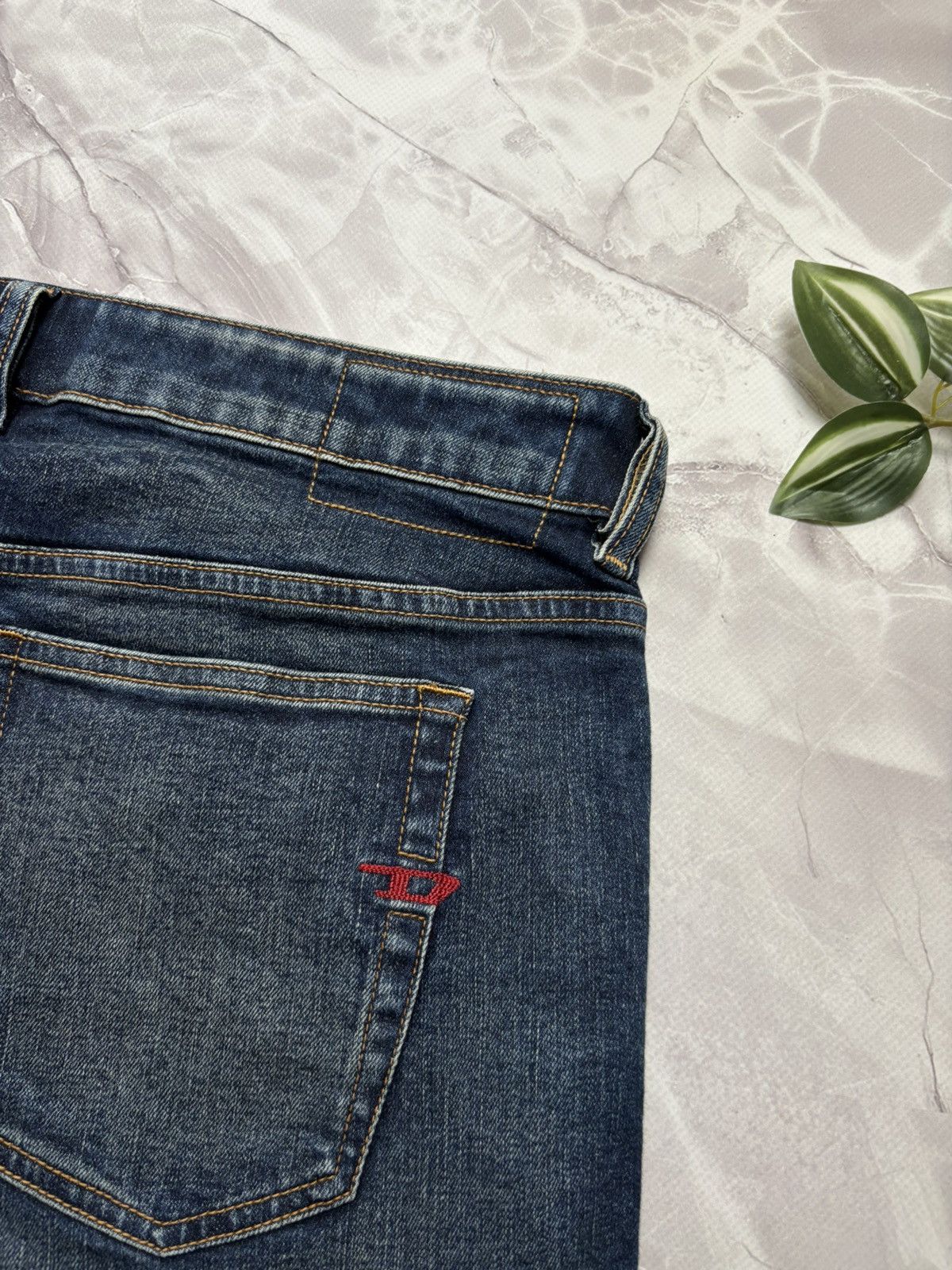 Diesel DIESEL 1979 Sleenker Jeans Skinny Faded Blue Mens 34 x 32 Size US 34 / EU 50 - 10 Thumbnail