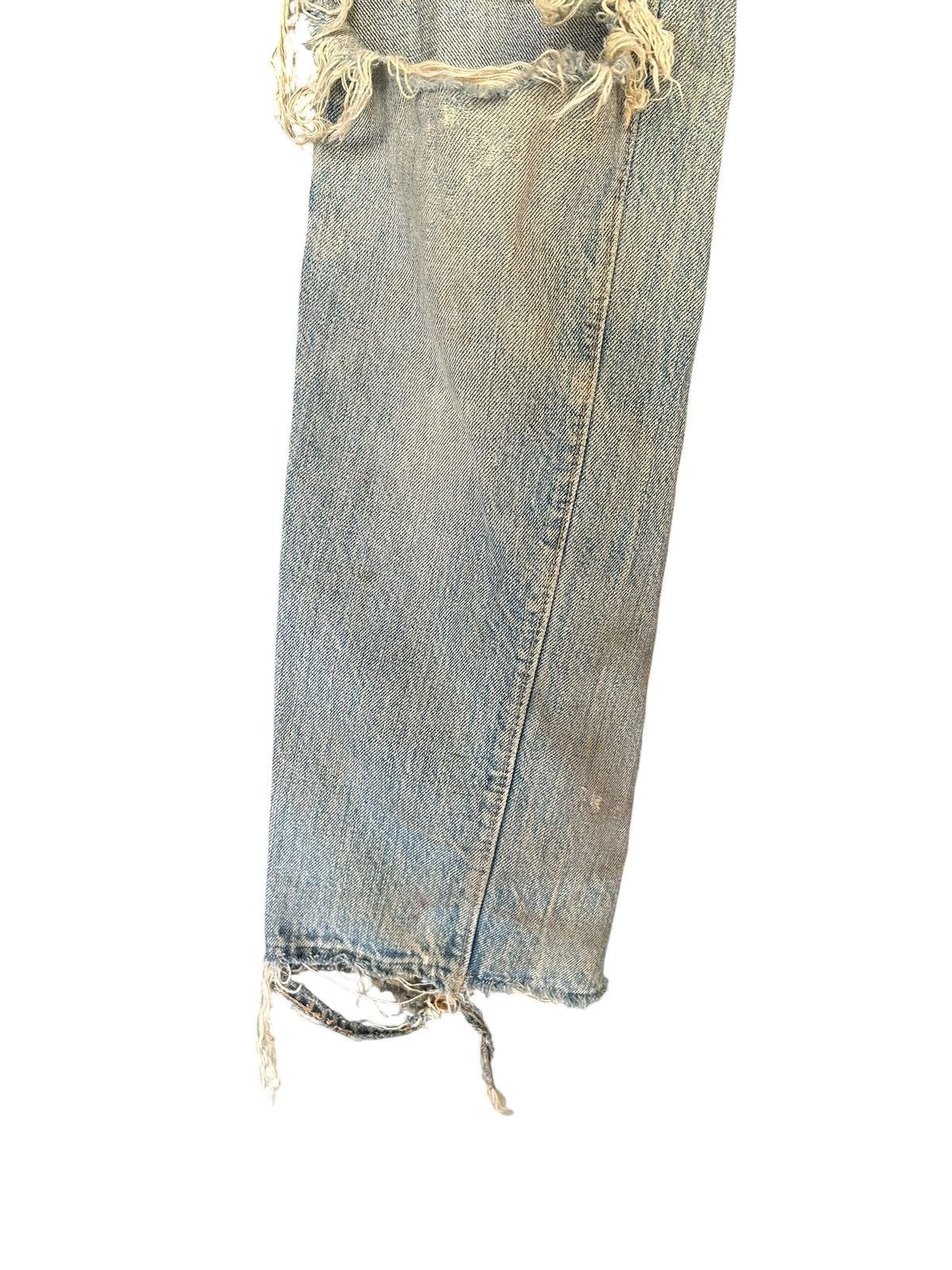 Levi's 60s-70s THRASHED Levi's 6 Selvedge Vintage Denim Jeans Size US 28 / EU 44 - 11 Thumbnail