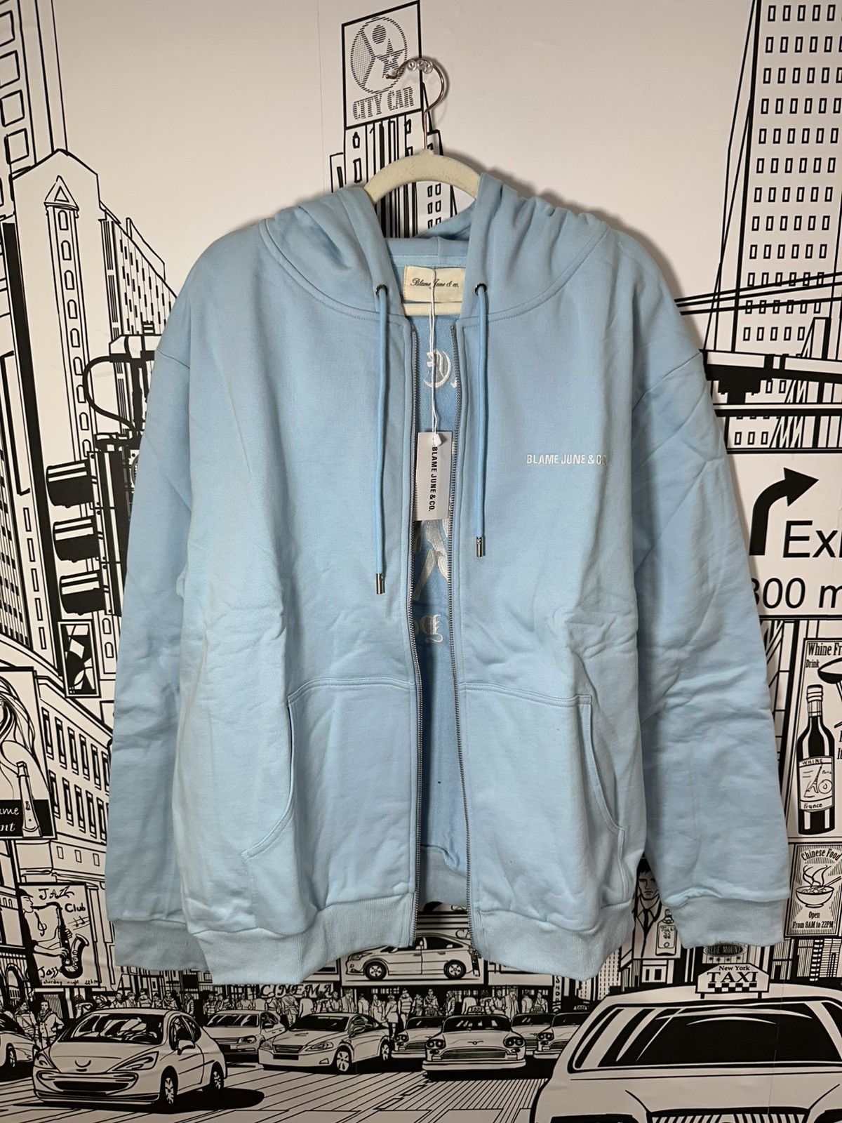 Other Blame June & Co. Gemini Hoodie 2XL Baby Blue Size US XXL / EU 58 / 5 - 4 Thumbnail