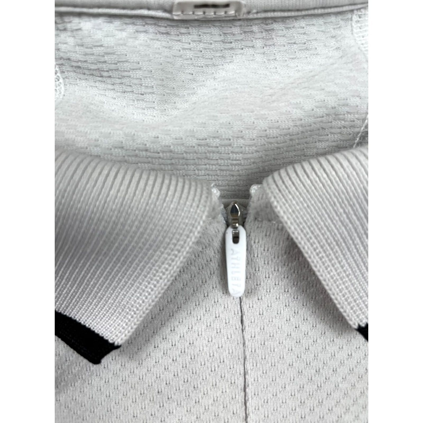 Athleta Athleta Shirt Womens M White Momentum Seamless Polo Tee 1/4 Zip Stretch Casual Size M / US 6-8 / IT 42-44 - 4 Thumbnail