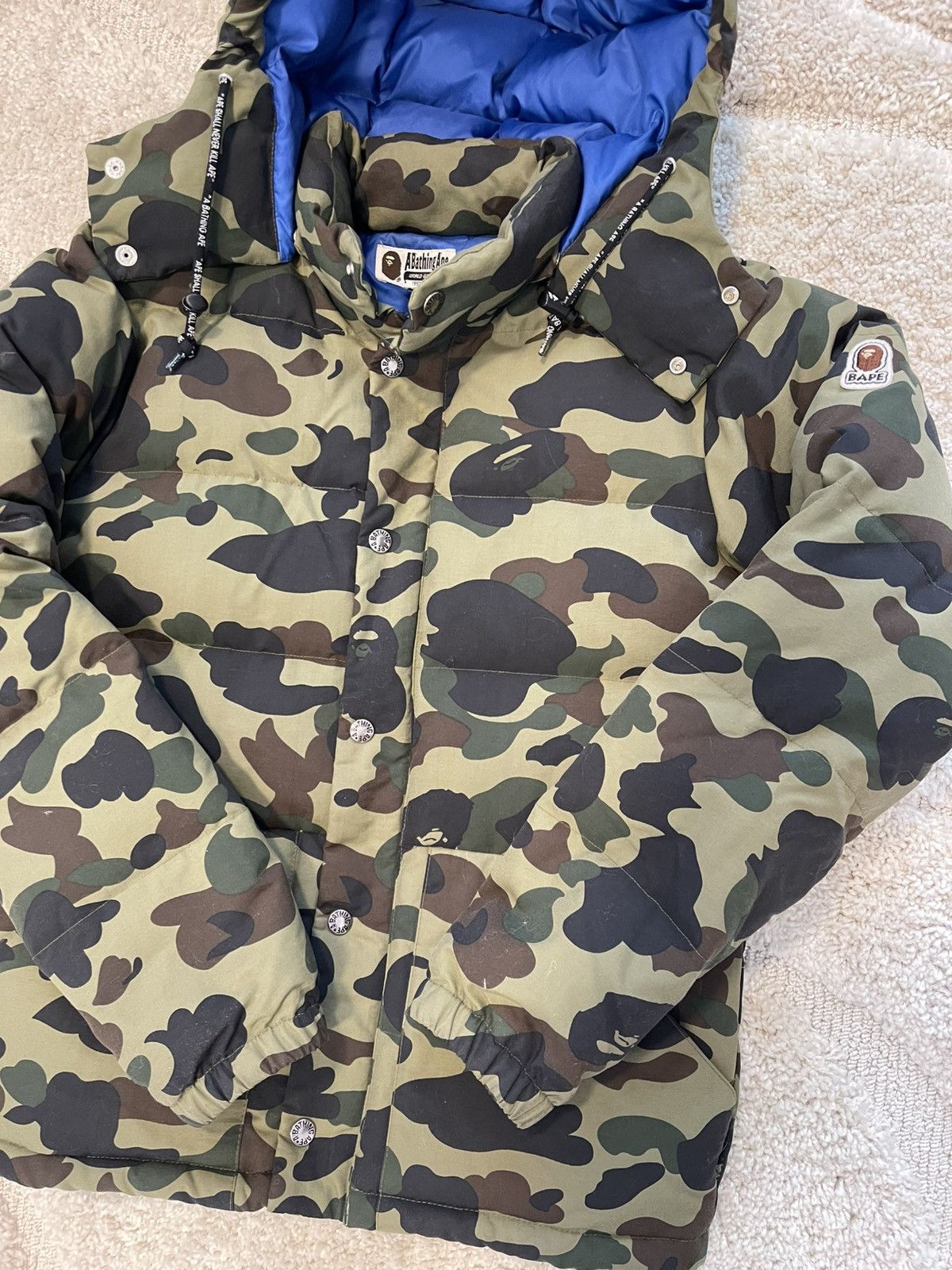 Bape A Bathing Ape Bape Camo Coat Detachable Hood Size US S / EU 44-46 / 1 - 2 Thumbnail
