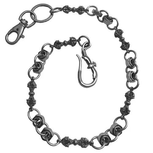 Jewelry Screw Cap Waist Wallet Chain, Pants Chain Size ONE SIZE - 5 Thumbnail