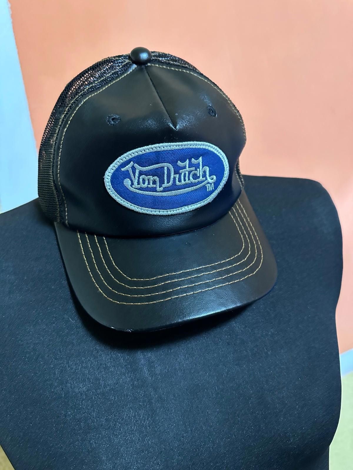 Von Dutch Von Dutch Cap Leather Logo Size ONE SIZE - 3 Thumbnail