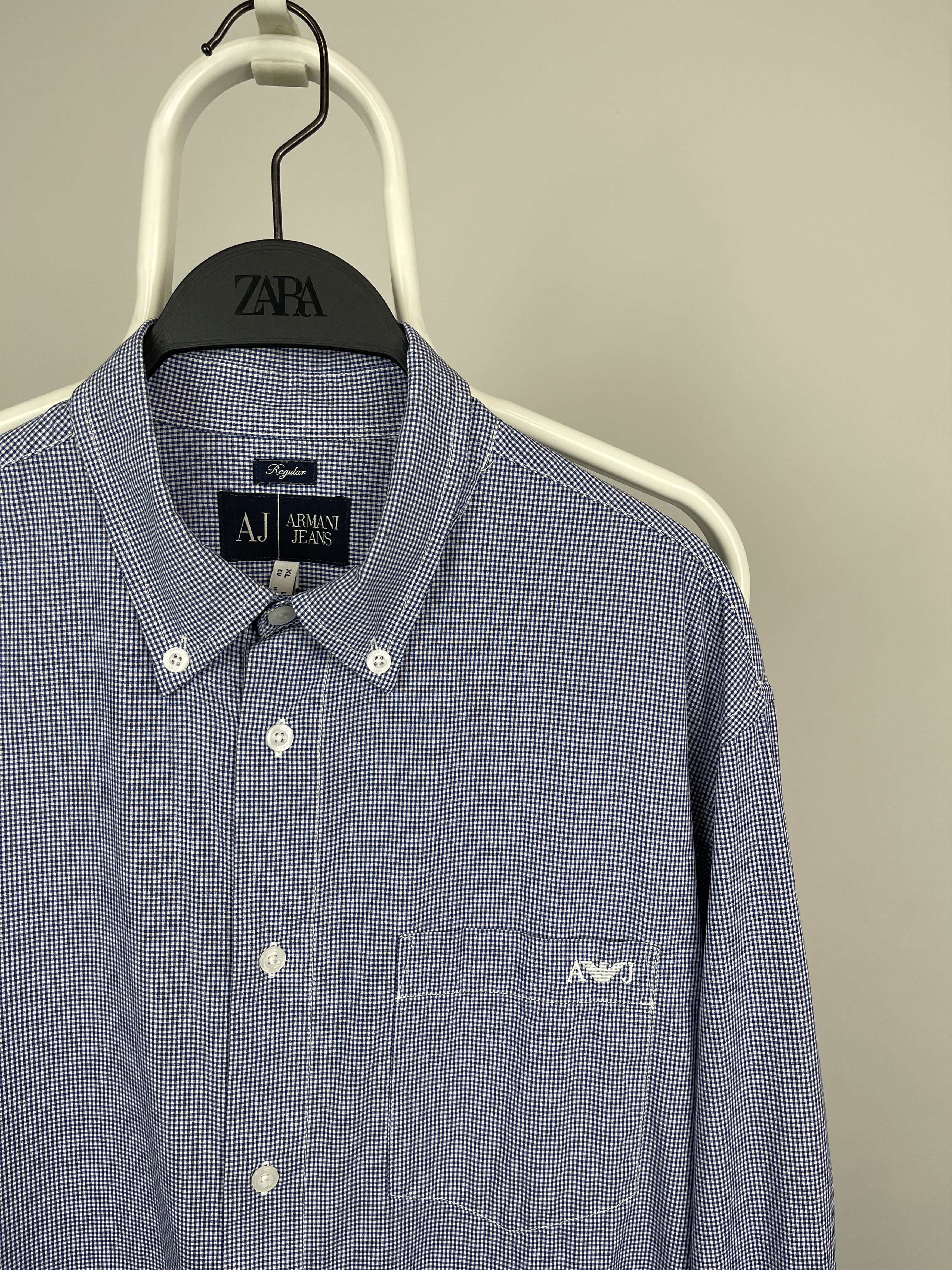 Armani Armani jeans shirt men button ups cotton L XL Size US L / EU 52-54 / 3 - 6 Thumbnail