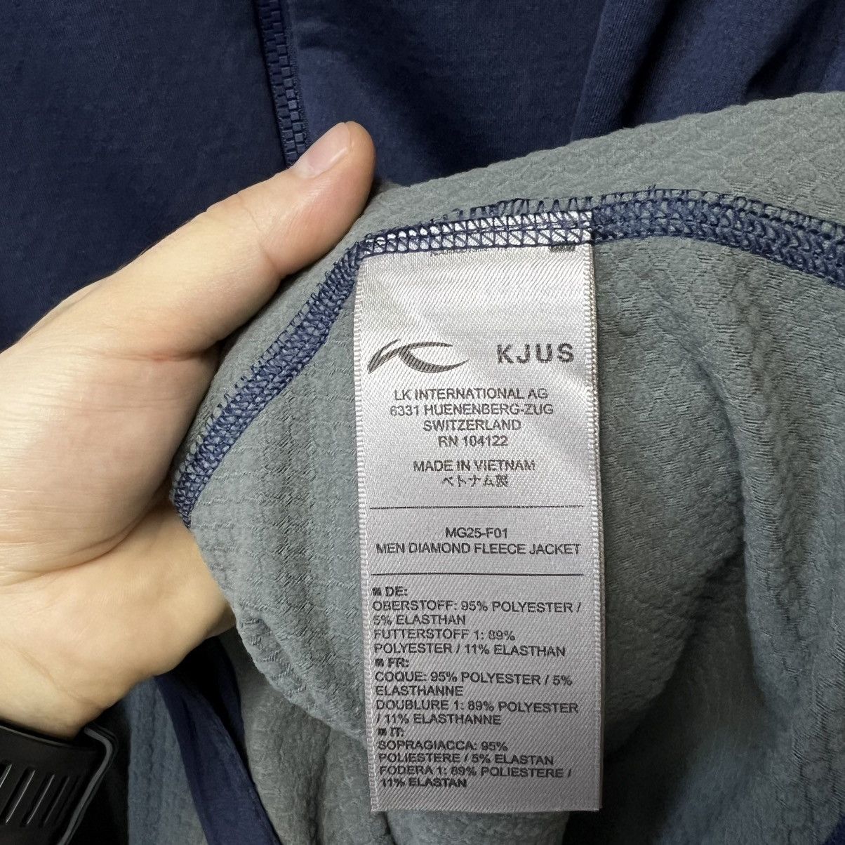 KJUS KJUS Zip Pullover Men’s Navy Size XL Size US XL / EU 56 / 4 - 12 Thumbnail