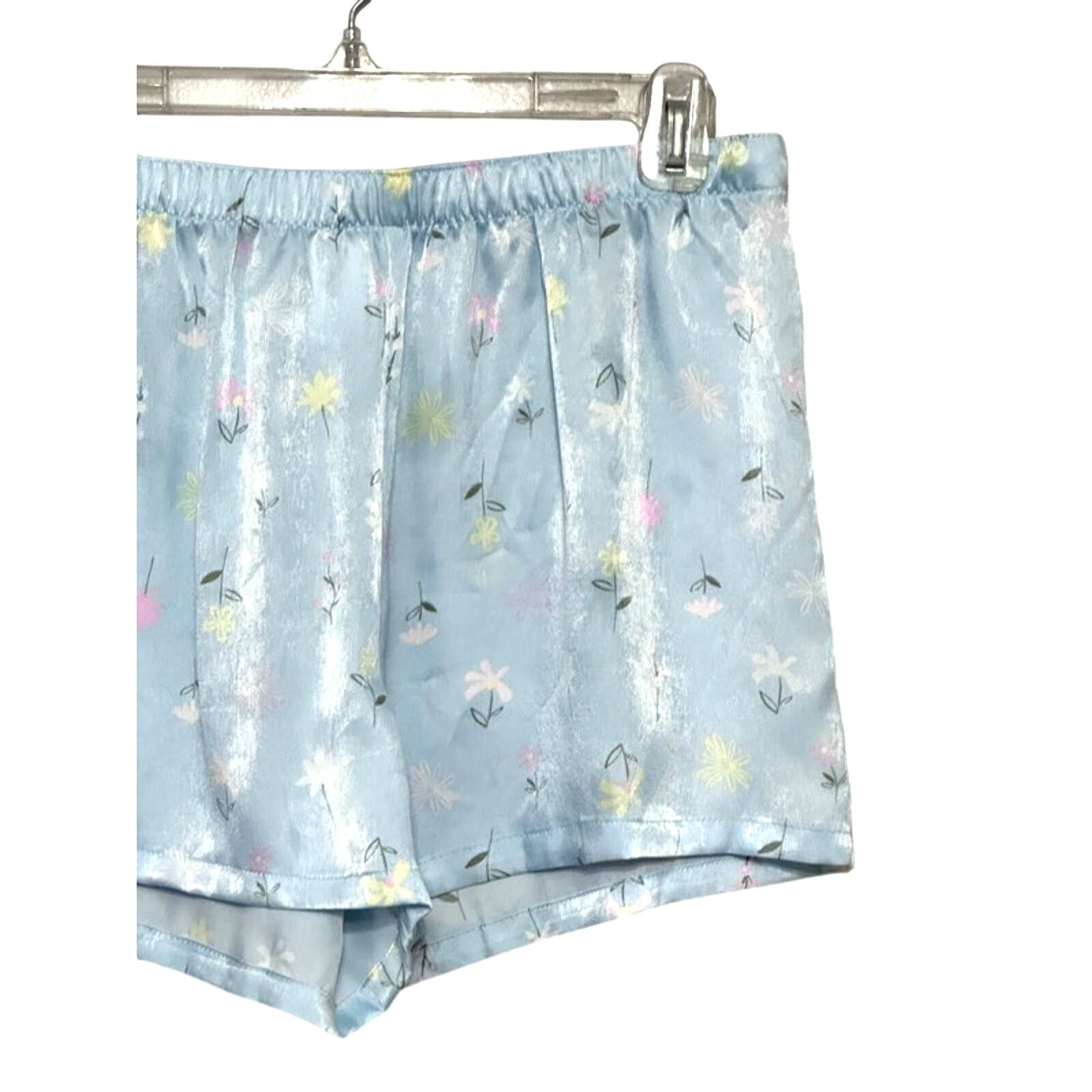 Other Abound Lounge Sleep Shorts Floral Print Pull On Blue S NWOT Size 28" / US 6 / IT 42 - 2 Thumbnail