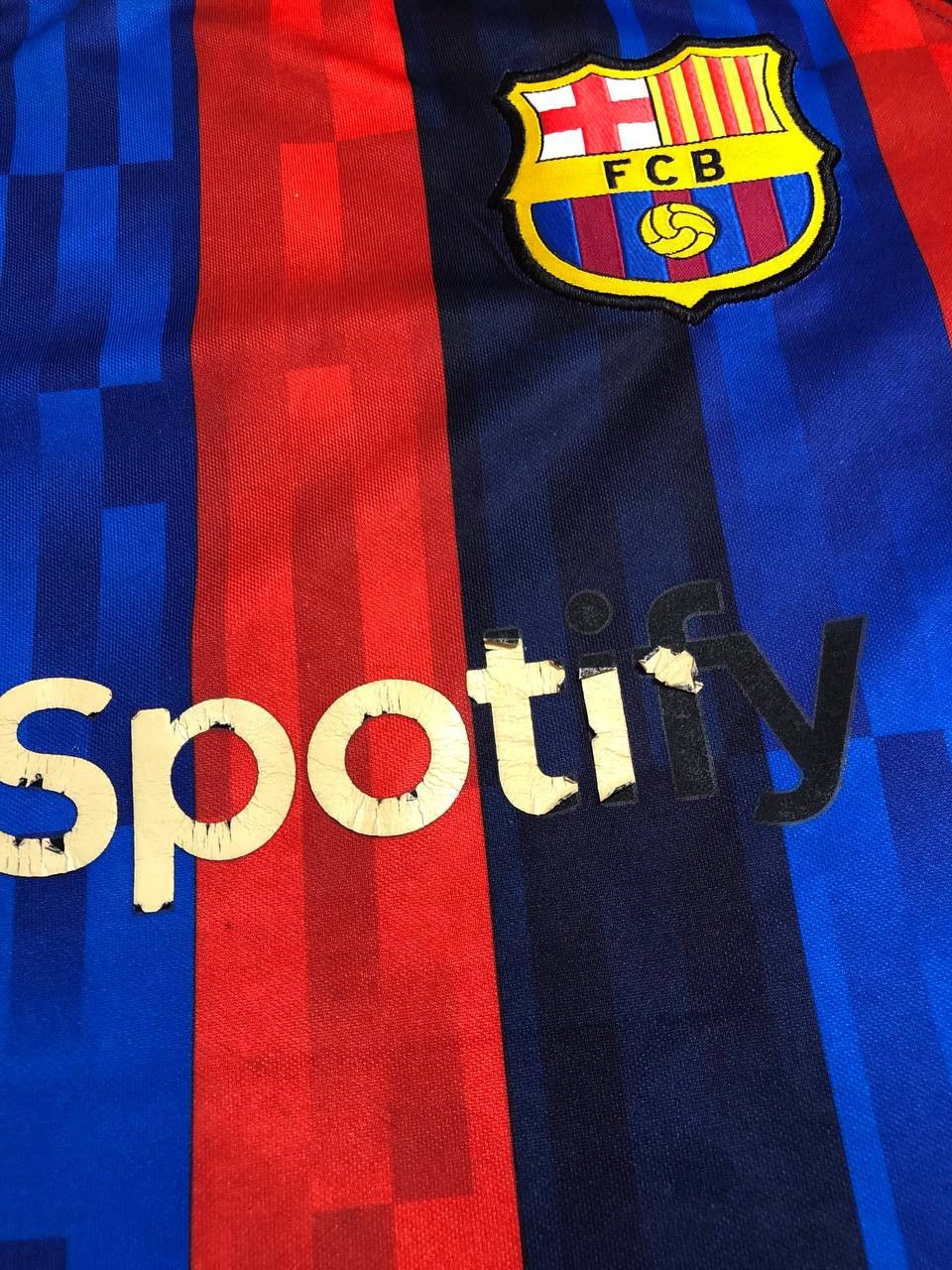 Nike Nike FC Barcelona Spotify Soccer Jersey football tee Size US S / EU 44-46 / 1 - 4 Thumbnail