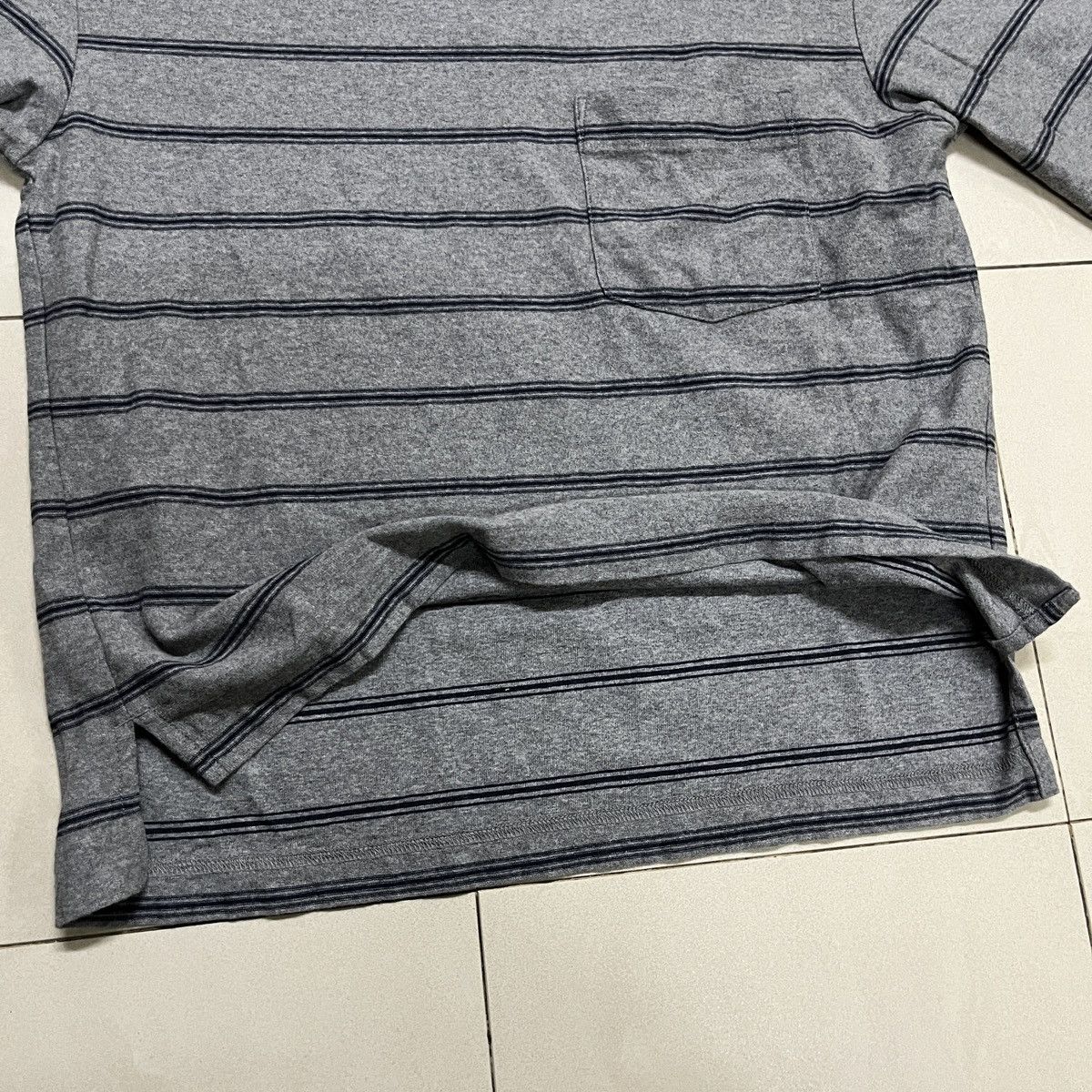 Lemaire × Uniqlo Uniqlo U Lemaire Stripes Pocket T Shirt Size US S / EU 44-46 / 1 - 3 Thumbnail