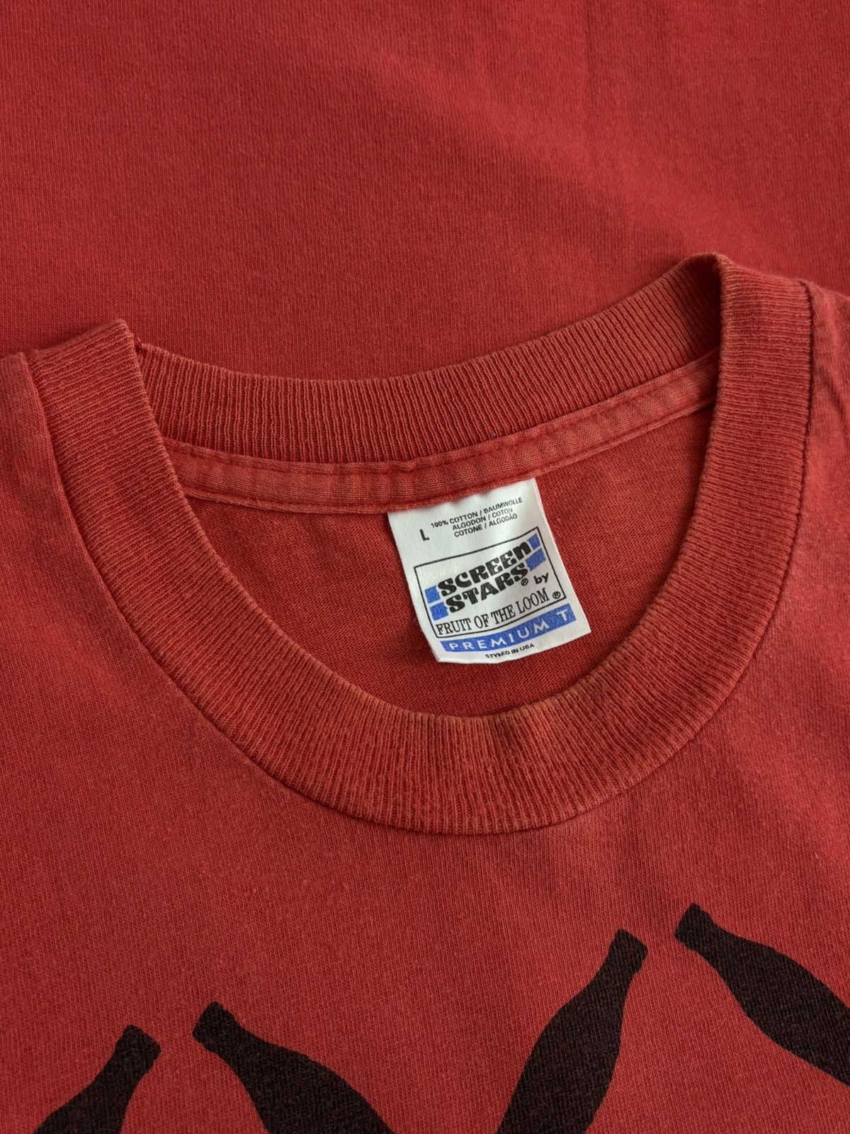 Vintage England Euro UEFA 1996 Coca-cola Vintage Football Soccer Tee Size US L / EU 52-54 / 3 - 13 Thumbnail