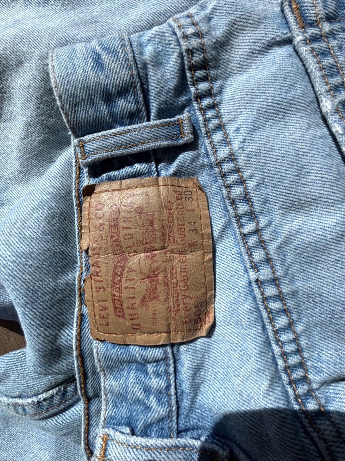 Levi's × Levi's Vintage Clothing × Vintage Distressed Vintage 00s Levi’s 505 Jeans Size US 34 / EU 50 - 5 Thumbnail