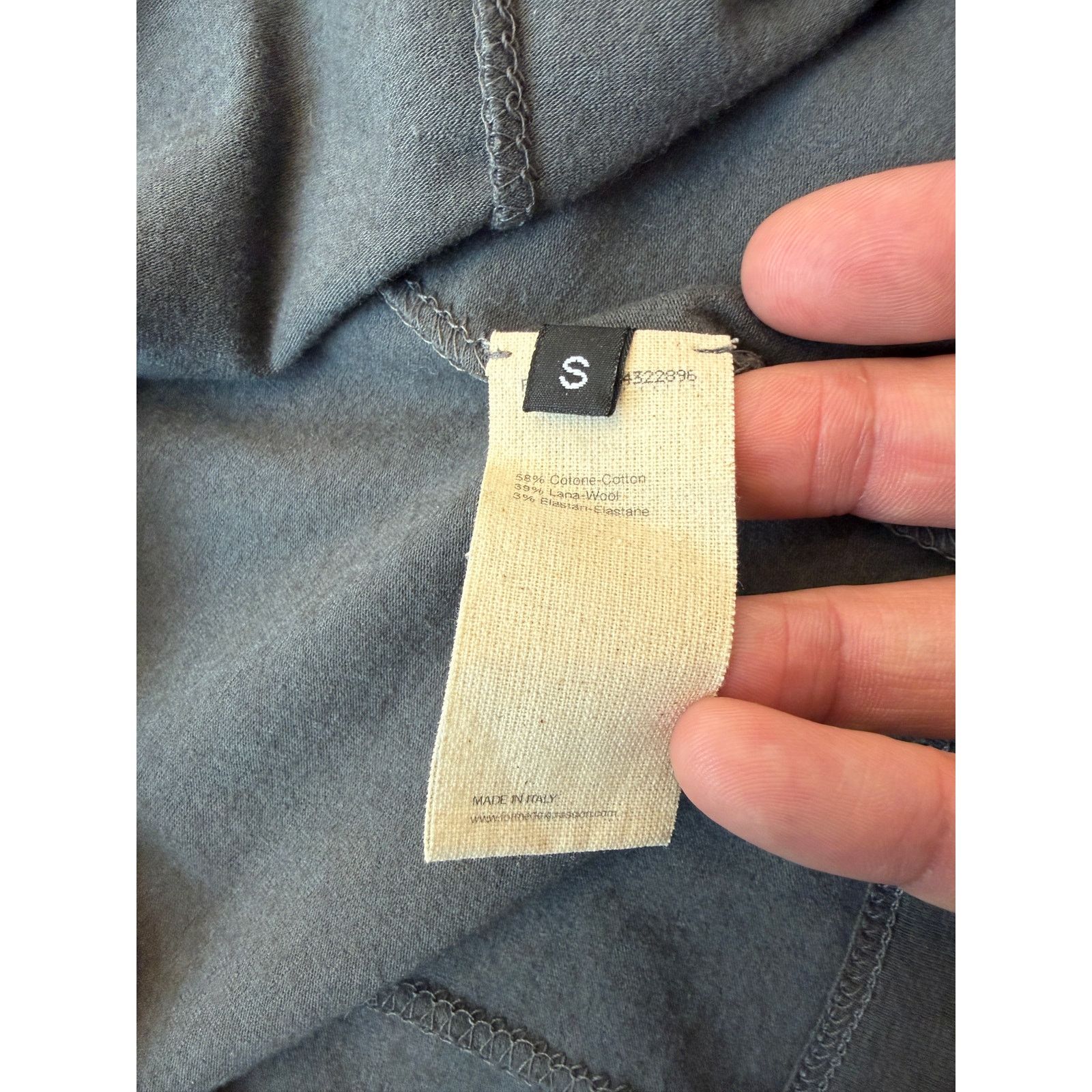 Forme D'Expression Forme D'expression Cotton Wool Blend Long Sleeve Shirt Size US S / EU 44-46 / 1 - 5 Thumbnail