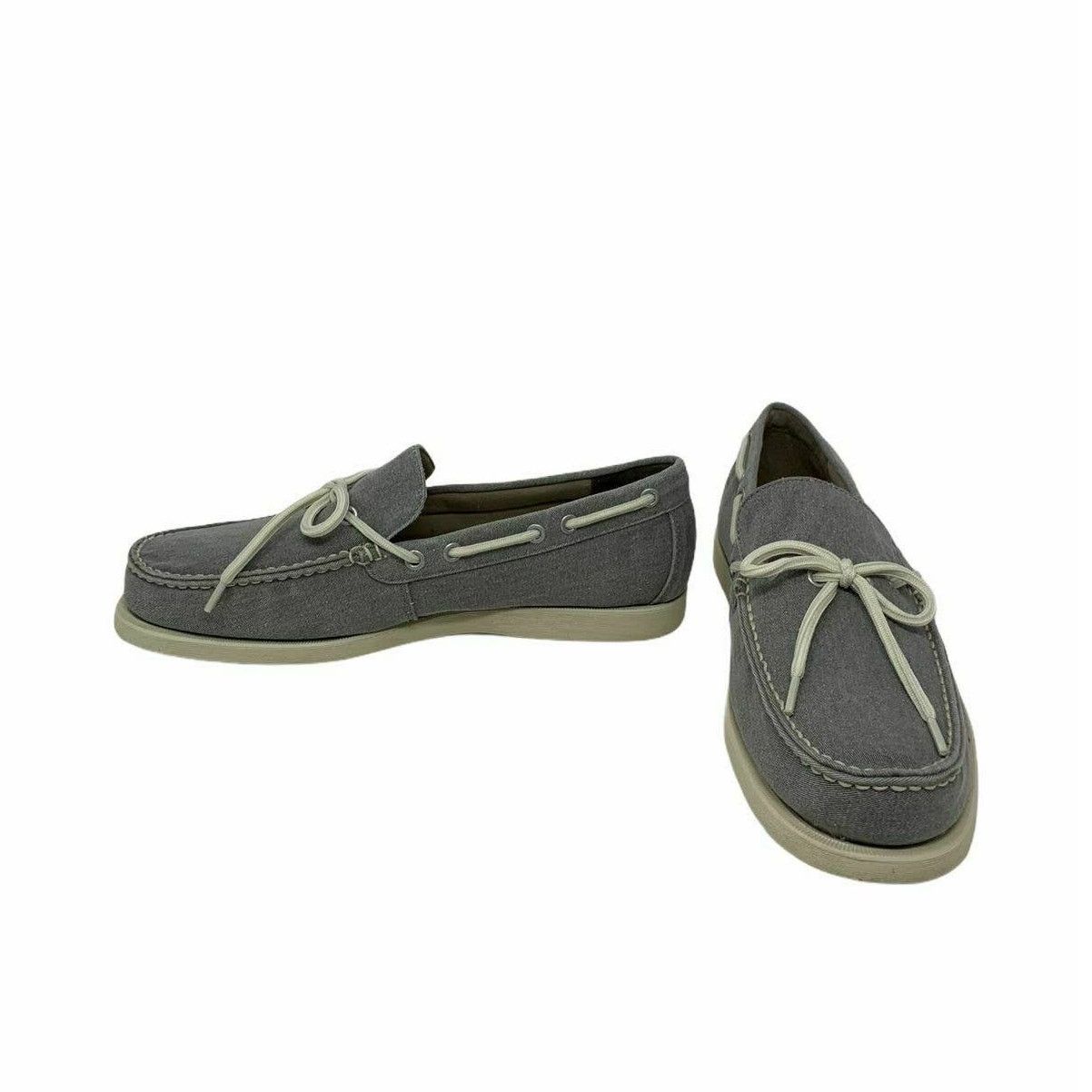 Eastland Eastland Men's Yarmouth 1-Eye Canvas Gray Boat Shoes 8D Size US 8 / EU 41 - 7 Thumbnail