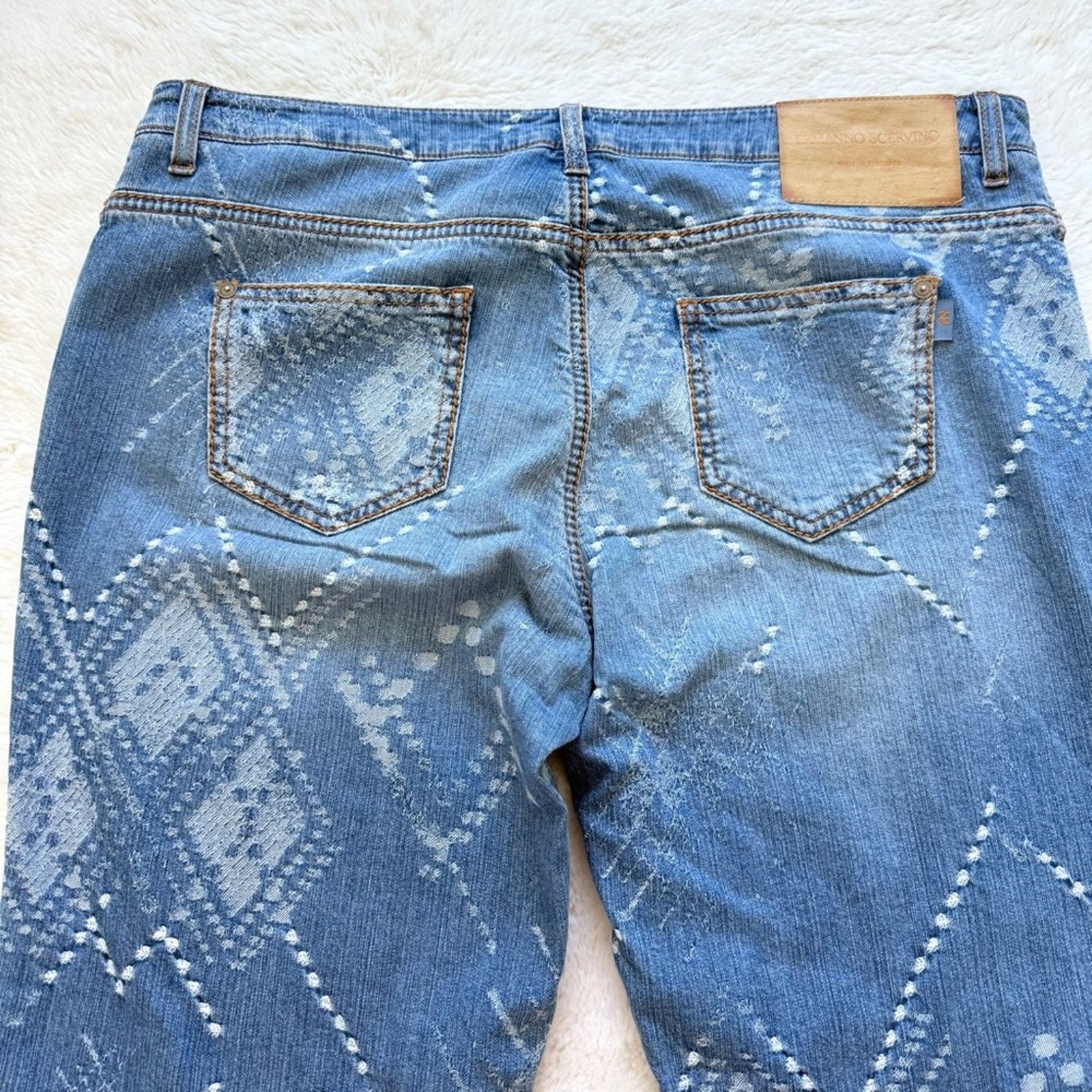 Ermanno Scervino Ermanno Scervino women crop jeans pants size 48 IT or 12 US Size 34" / US 12 / IT 48 - 10 Thumbnail
