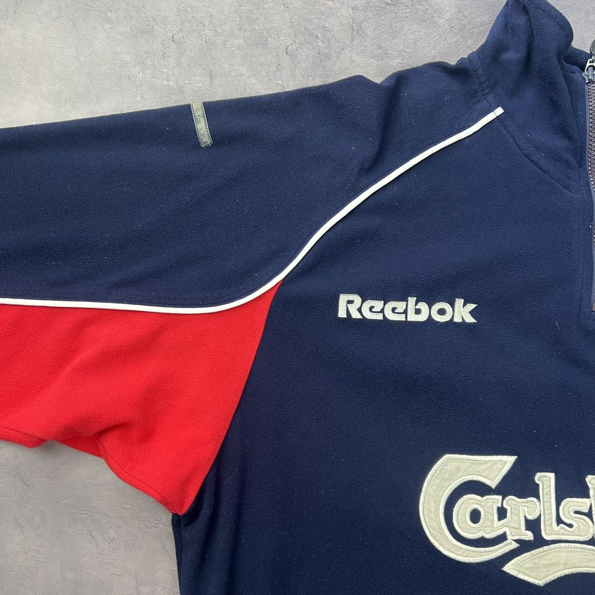 Reebok Rare! Liverpool Reebok Fleece Jacket Hoodie Vintage 90s Size US M / EU 48-50 / 2 - 4 Thumbnail