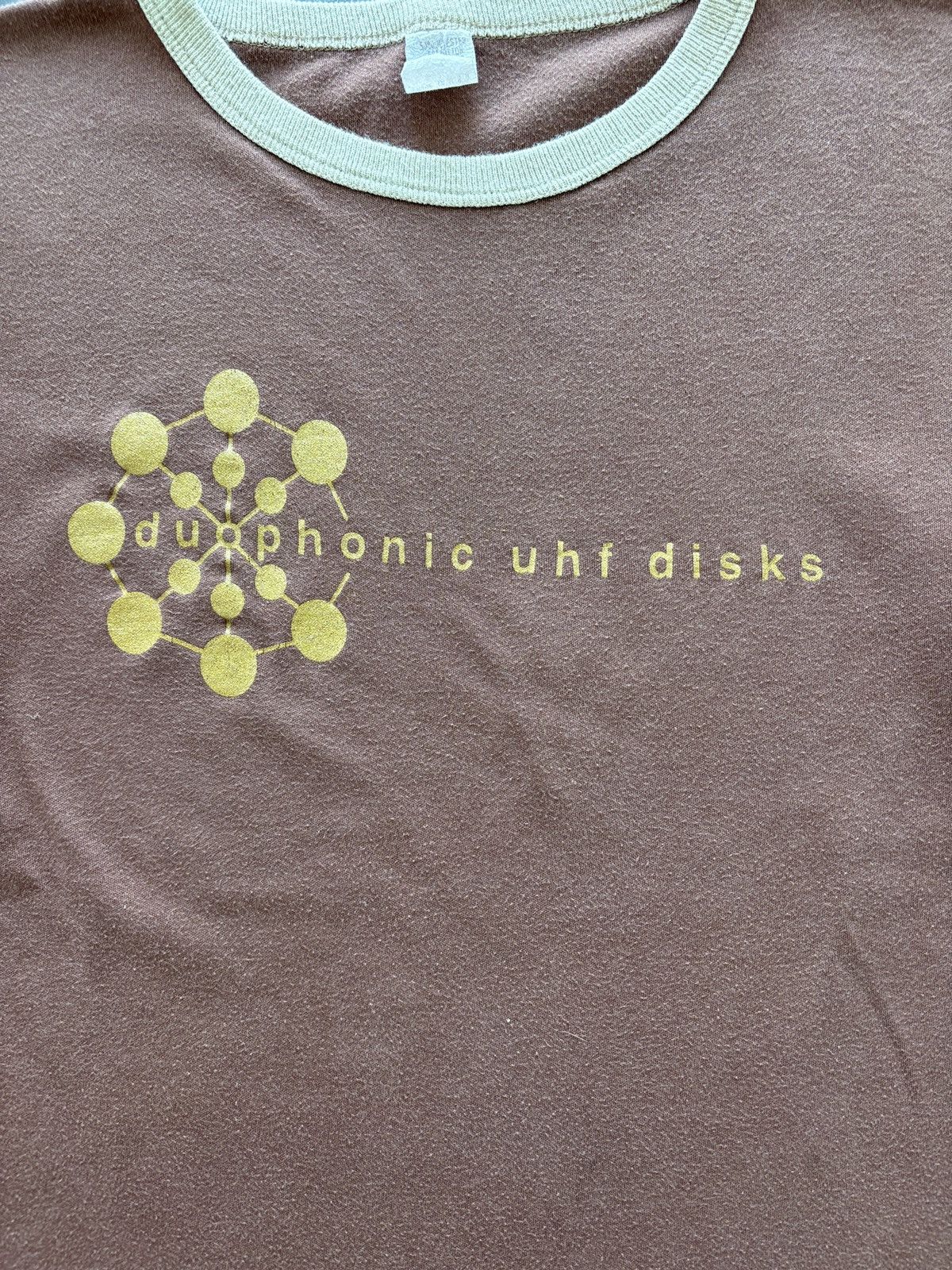 Vintage Vintage 90s Stereolab Duophonic UHF Disks Ringer Tee Shirt Size US M / EU 48-50 / 2 - 2 Thumbnail