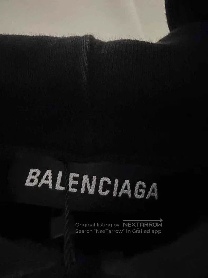 Balenciaga Balenciaga Black Embroidered Wheat Crown Sweatshirt Size US M / EU 48-50 / 2 - 3 Thumbnail