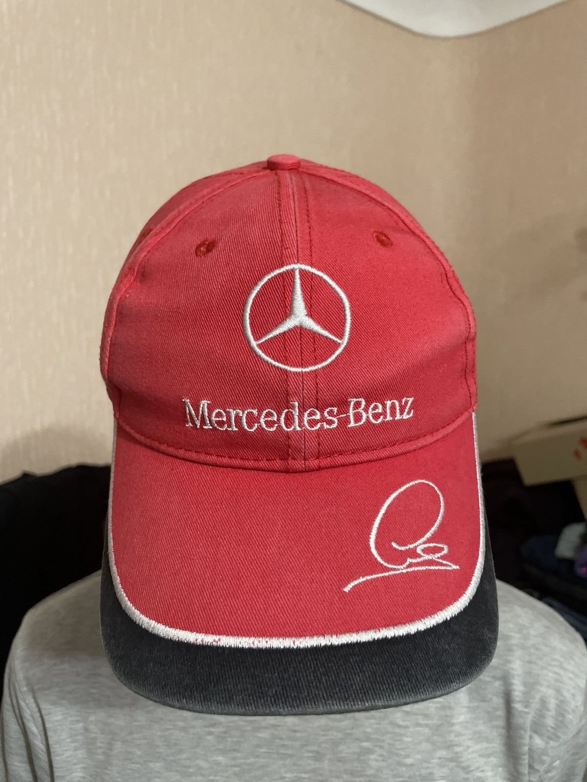 Formula 1 × Mercedes-Benz × Puma Vintage Mercedes Benz AMG Petronas Lewis Hamilton Racing Cap Size ONE SIZE - 2 Thumbnail