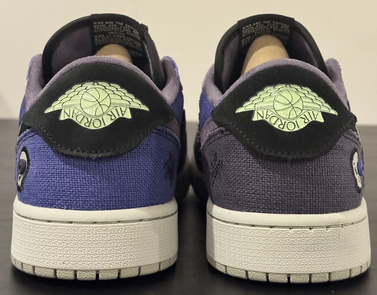 Jordan Brand Size 12 - Zion Williamson x Air Jordan 1 Retro OG Low Voodoo Size US 12 / EU 45 - 5 Thumbnail