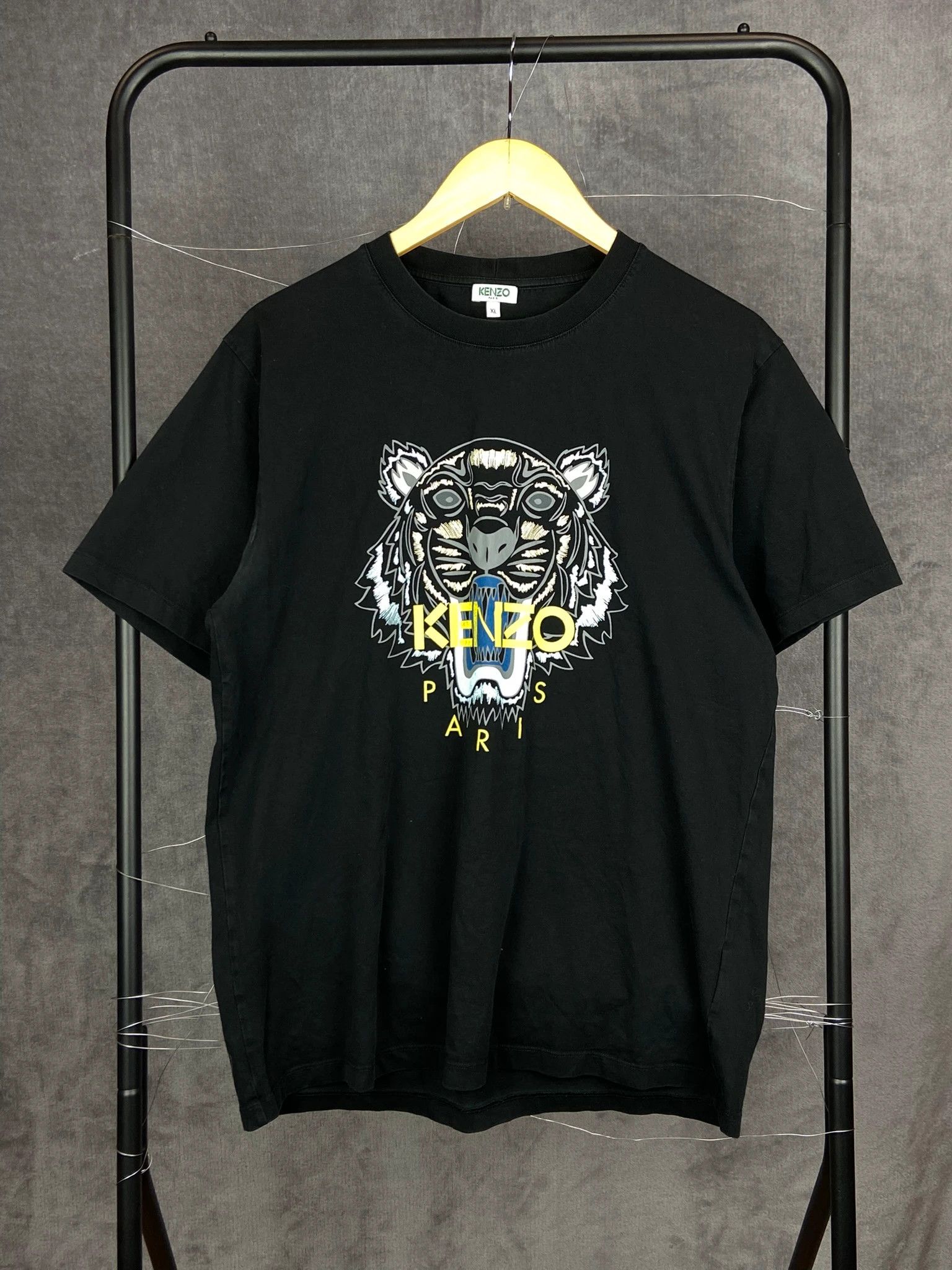 Kenzo Kenzo Black T-Shirt XL Paris Designer Streetwear Size US XL / EU 56 / 4 - 1 Thumbnail