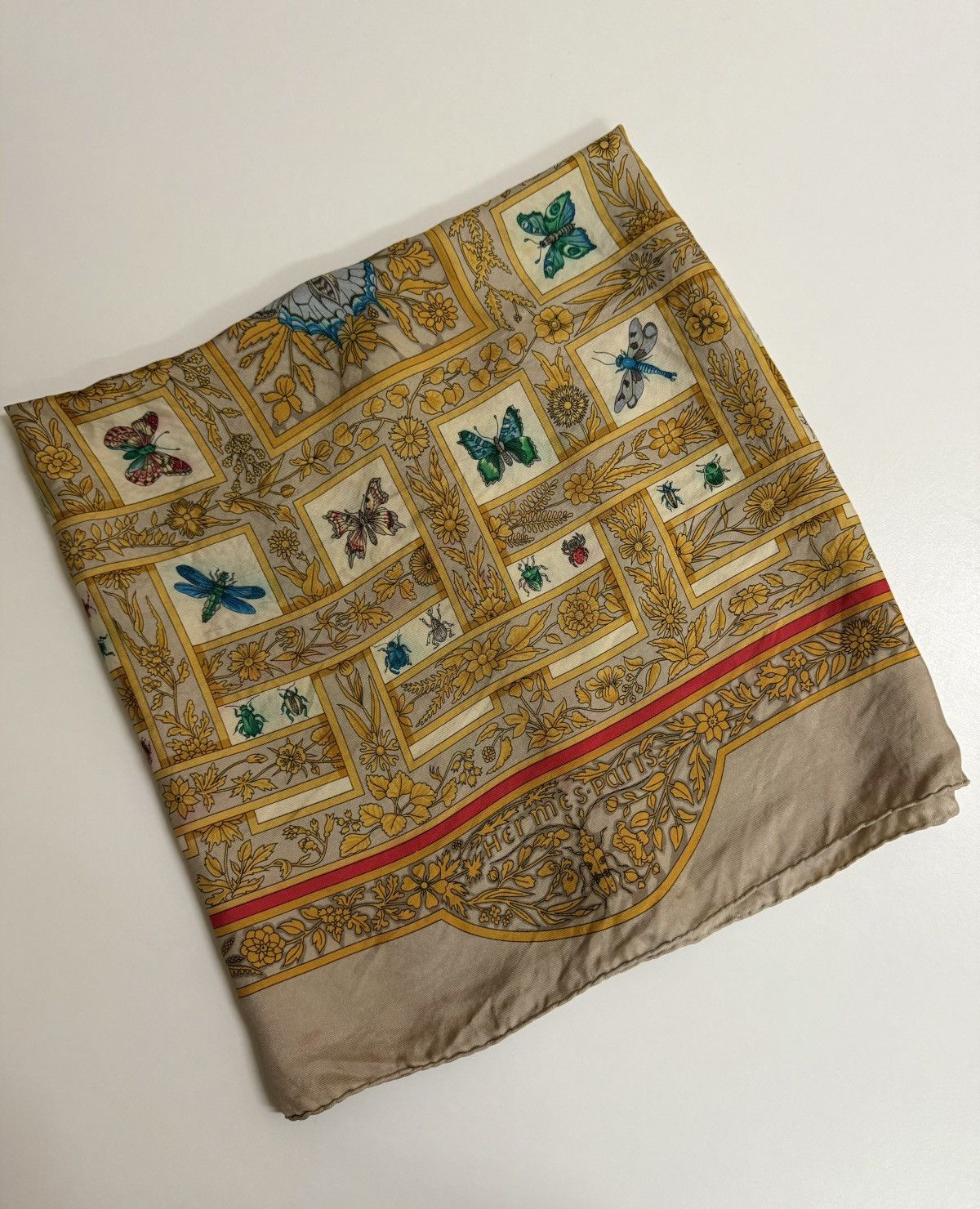 Hermes vintage Herme’s Paris JoyauxdeL’ete Jacquelot 90s Silk Scarf Size ONE SIZE - 9 Thumbnail