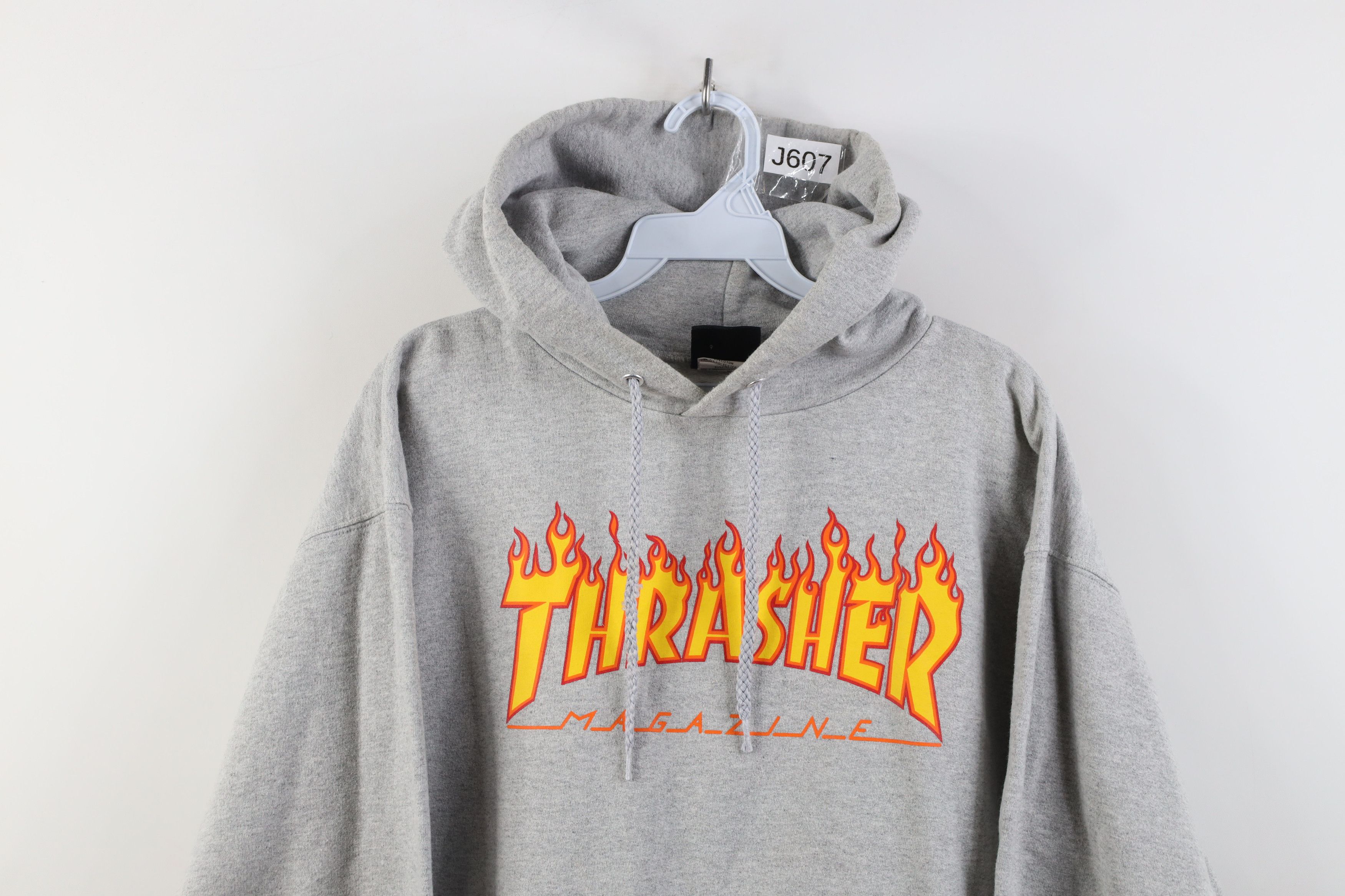 Thrasher Vintage Y2K Thrasher Magazine Skateboarding Fire Hoodie Size US S / EU 44-46 / 1 - 2 Thumbnail