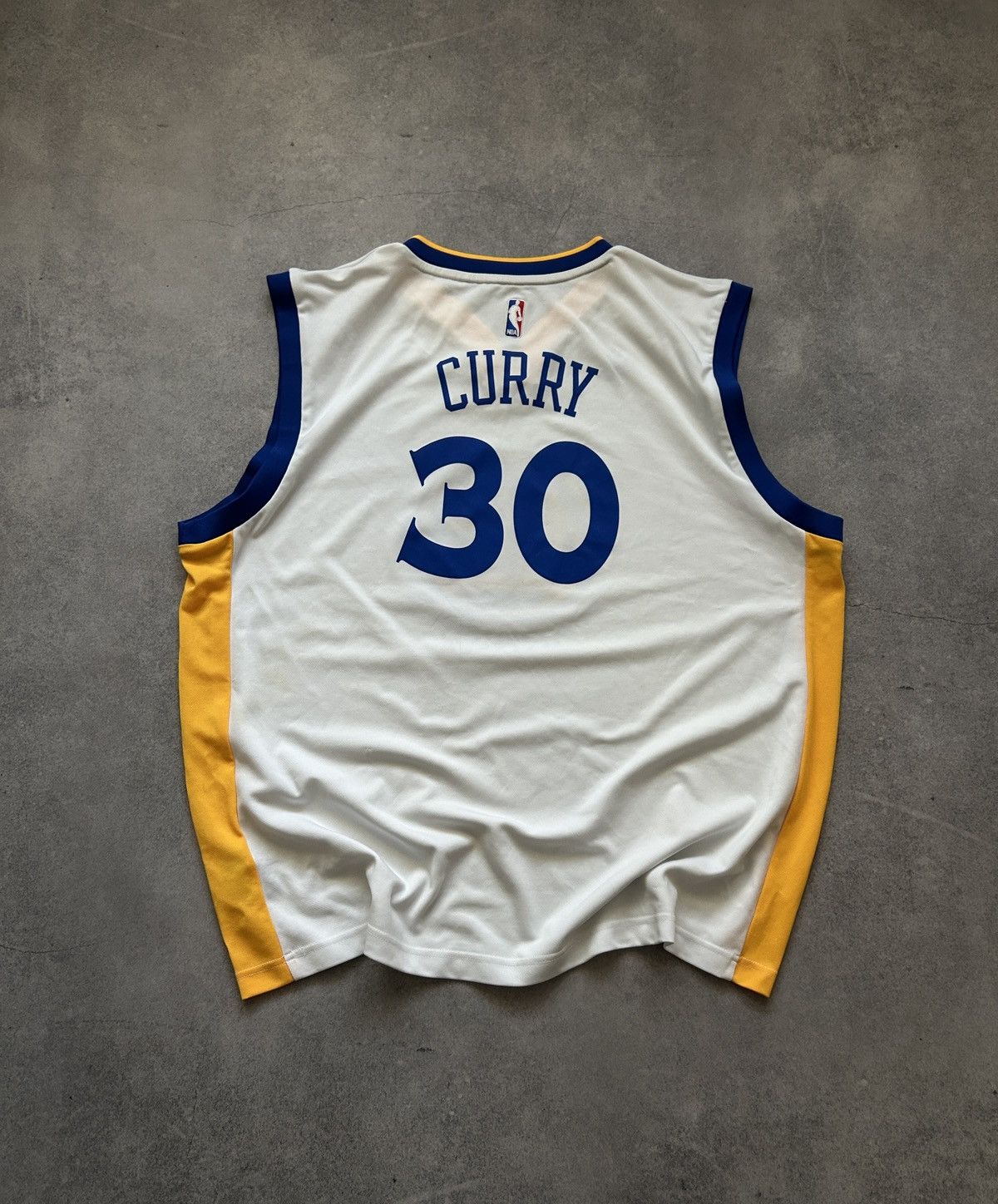 Adidas × NBA Adidas Golden State Warriors big logo jersey Curry 30 Size US XXL / EU 58 / 5 - 2 Thumbnail