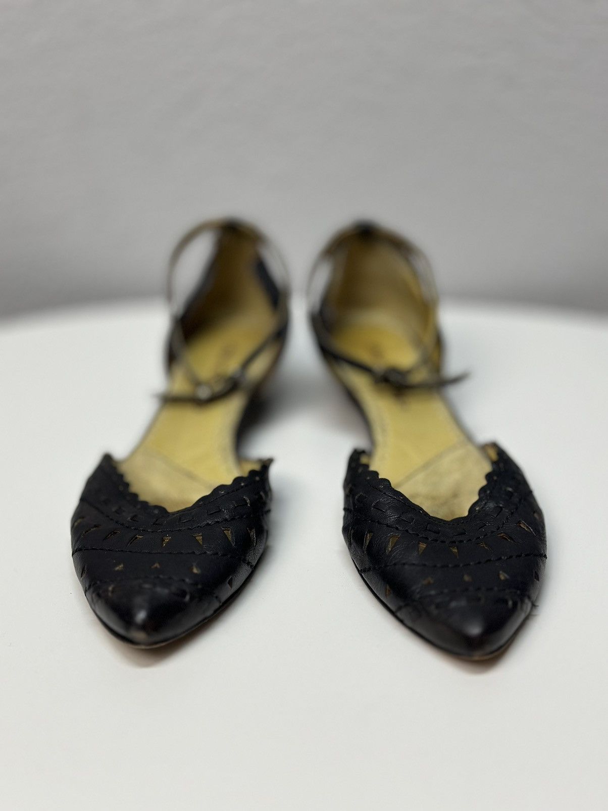 A.S.98 Vintage Air Step Ballet Shoes Womens Prada style Avantgarde Size US 11 / IT 41 - 1 Thumbnail