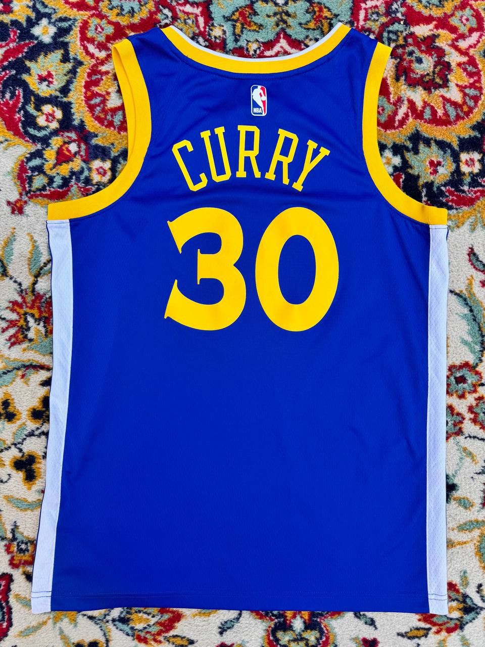 NBA × Vintage Nike NBA Golden State Warriors Steph Curry NBA Jersey Size US M / EU 48-50 / 2 - 2 Thumbnail