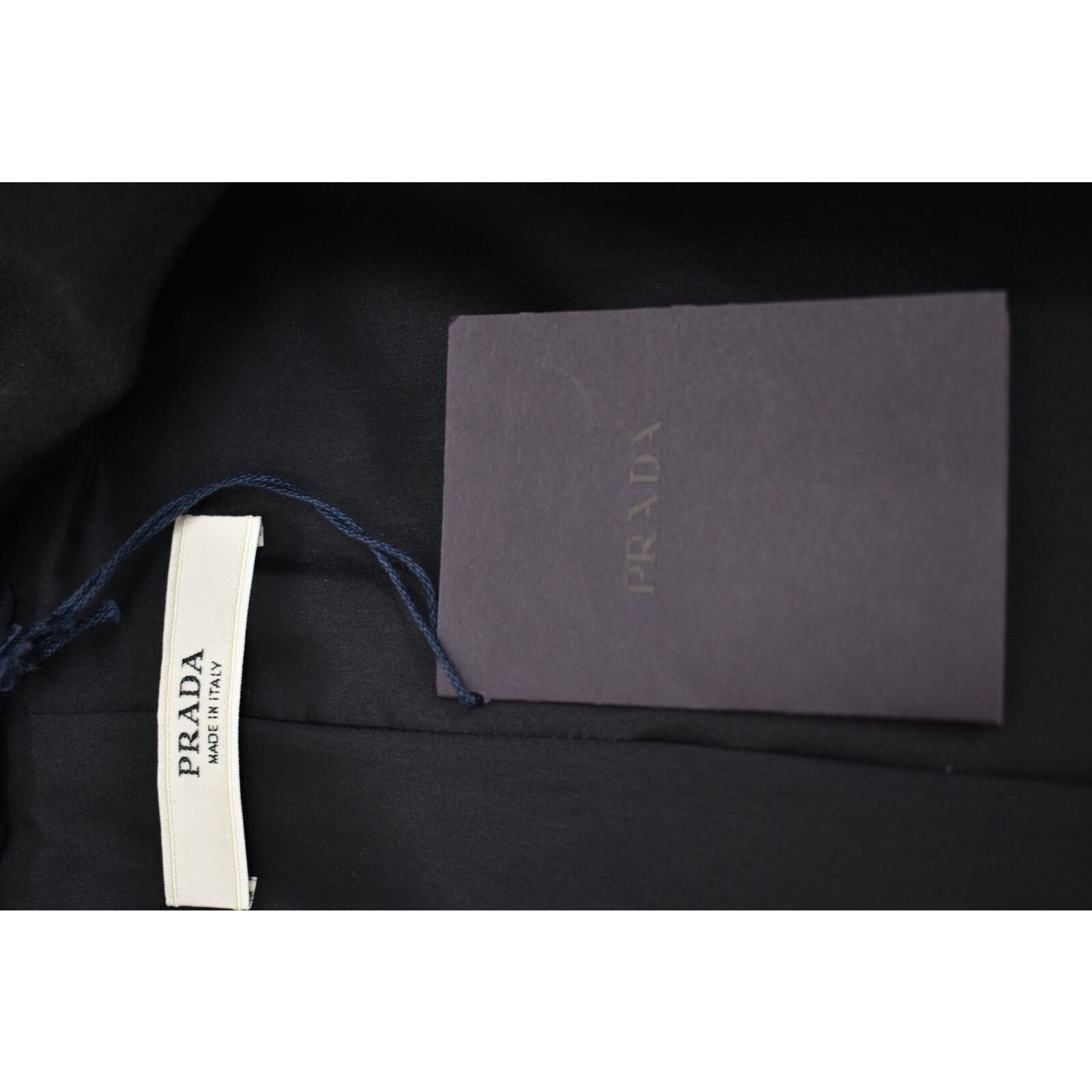 Prada PRADA P5585 BLACK ACETATE LONG SLEEVE TOP JACKET 46 ITALY Size L / US 10 / IT 46 - 9 Thumbnail