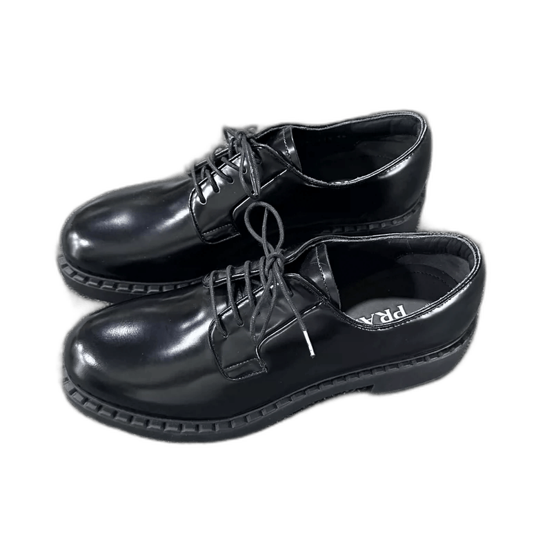 Prada prada lace-up thick - soled loafers Size US 5 / EU 37 - 1 Thumbnail