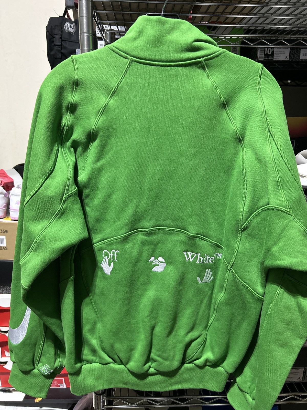 Nike × Off-White Nike x Off-White MC Track Jacket Kelly Green Size XS Size US XS / EU 42 / 0 - 2 Thumbnail