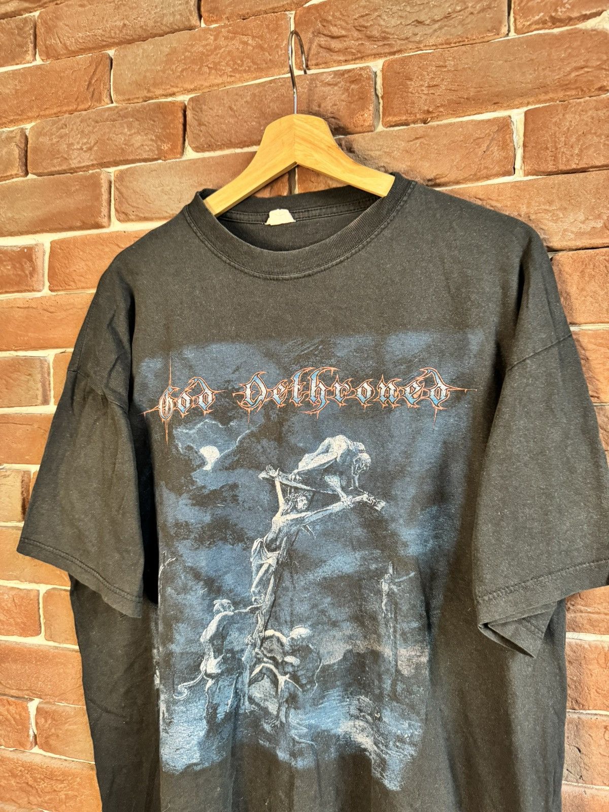 Band Tees Rare Vintage 90s God Dethroned Blasphemy Metal Band Tee XL Size US XL / EU 56 / 4 - 4 Thumbnail