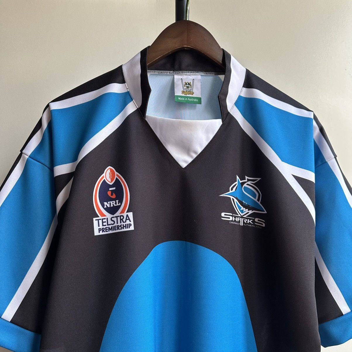 Vintage Vintage Cronulla Sharks Rugby Australia NRL Jersey Size US XL / EU 56 / 4 - 2 Thumbnail