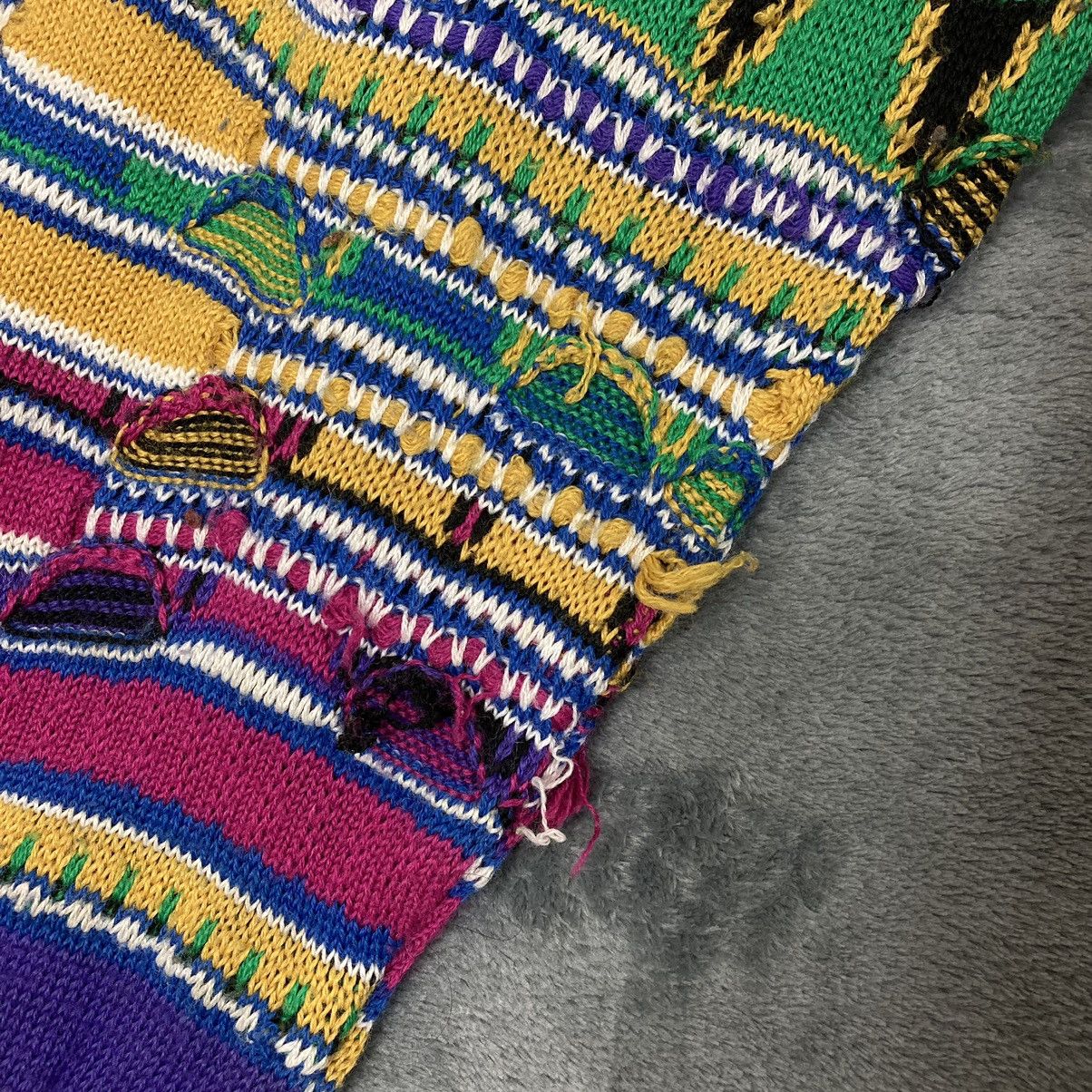 Crazy Vintage 90s Coogi Style 3D Knit Heavy Weight Sweater