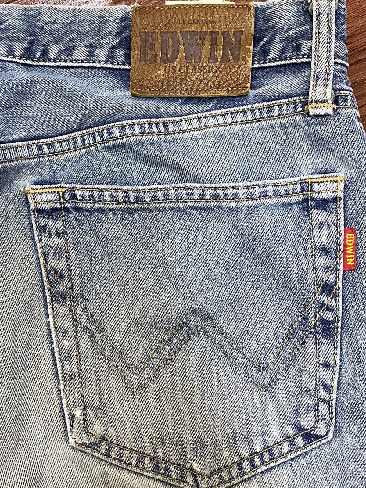 Edwin Vintage Edwin US CLASSIC Faded Wash Destroyer Loose Jeans Size US 32 / EU 48 - 13 Thumbnail