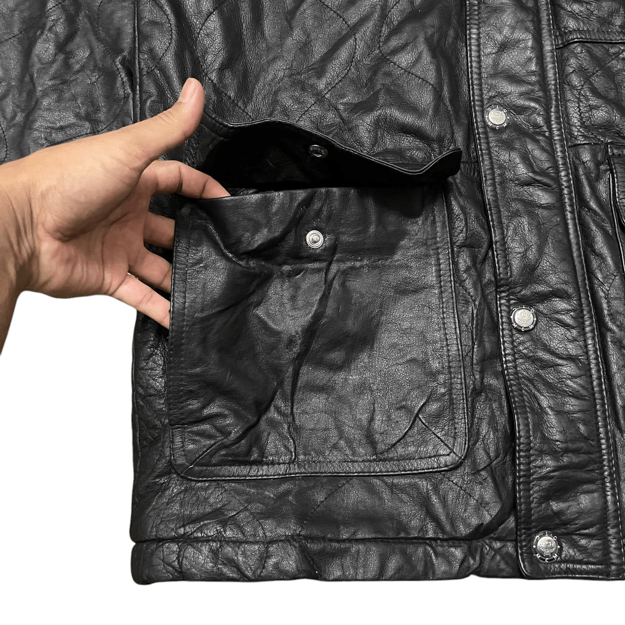 MCM Vintage MCM OTC Leather Jacket Size US M / EU 48-50 / 2 - 5 Thumbnail