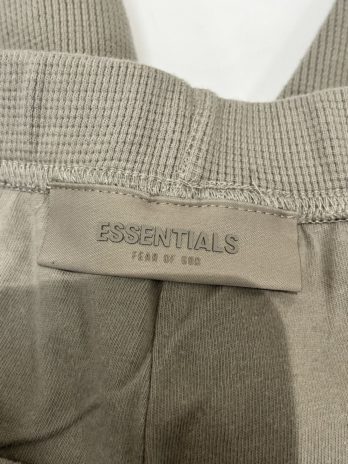 Fear of God Fear Of God Essentials Waffle Sweatpants Beige Size US 36 / EU 52 - 4 Thumbnail