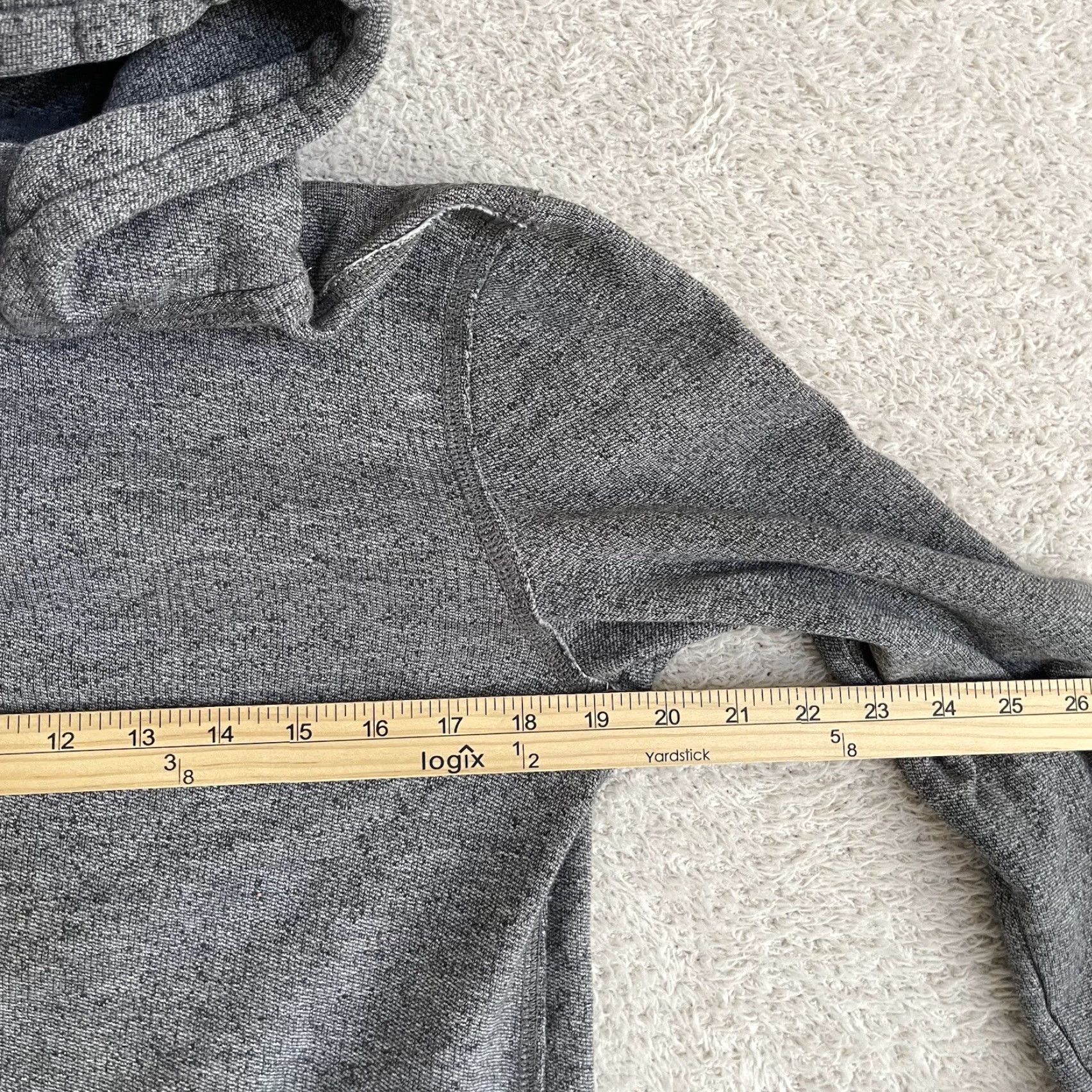 T by Alexander Wang VINTAGE Alexander Wang T Hoodie Sweatshirt Womens Medium Gray Pullover Heathered Sweatshirt Ladies M Gray Cotton Pullover Women Mens? Size M / US 6-8 / IT 42-44 - 6 Thumbnail