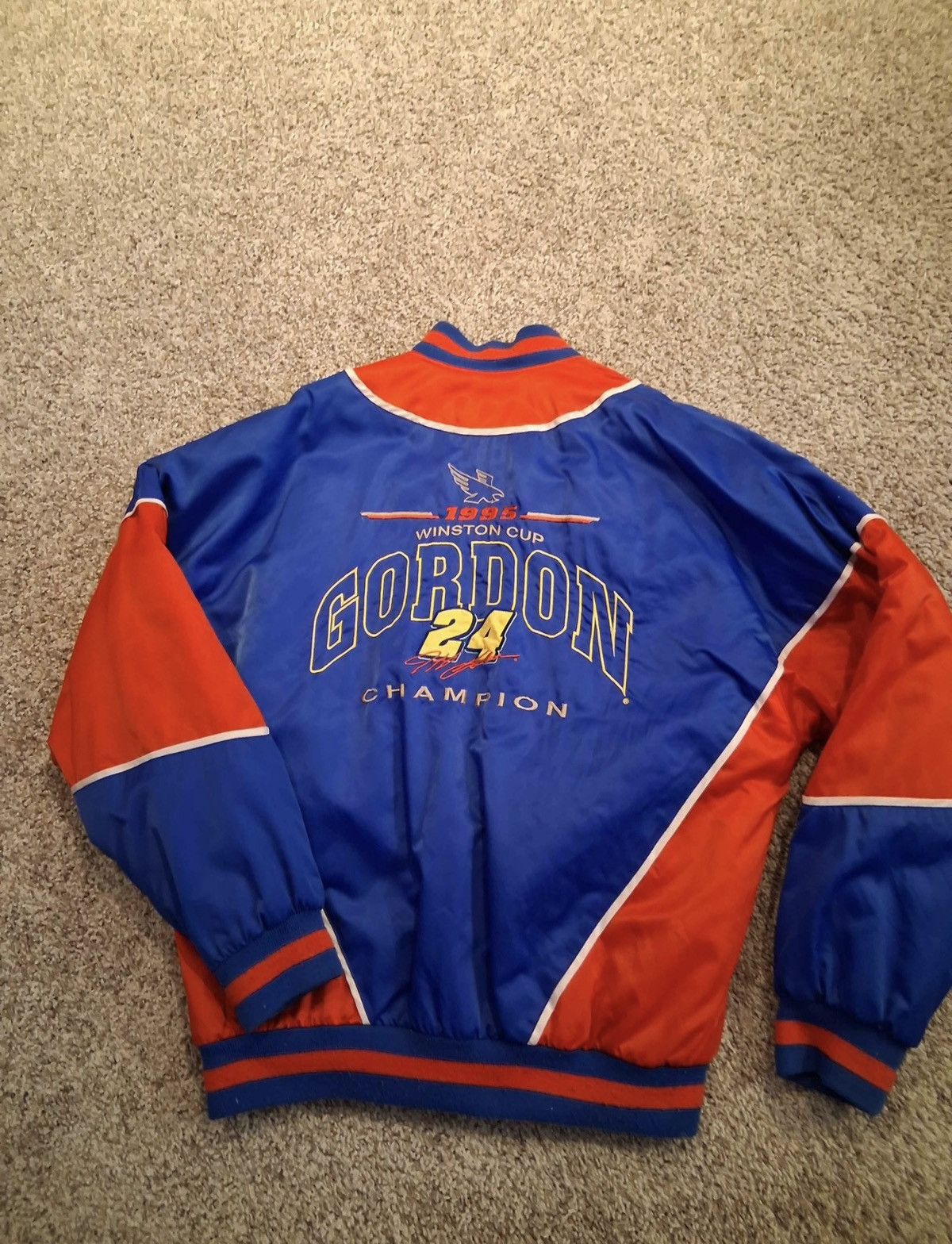 NASCAR Vintage 1995 Jeff Gordon NASCAR Champion Bomber Jacket Size US M / EU 48-50 / 2 - 2 Thumbnail
