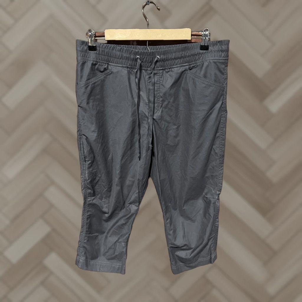 Eddie Bauer Eddie Bauer Travex Womens Capri Pants Pull On Gray 10 Size 32" / US 10 / IT 46 - 1 Thumbnail