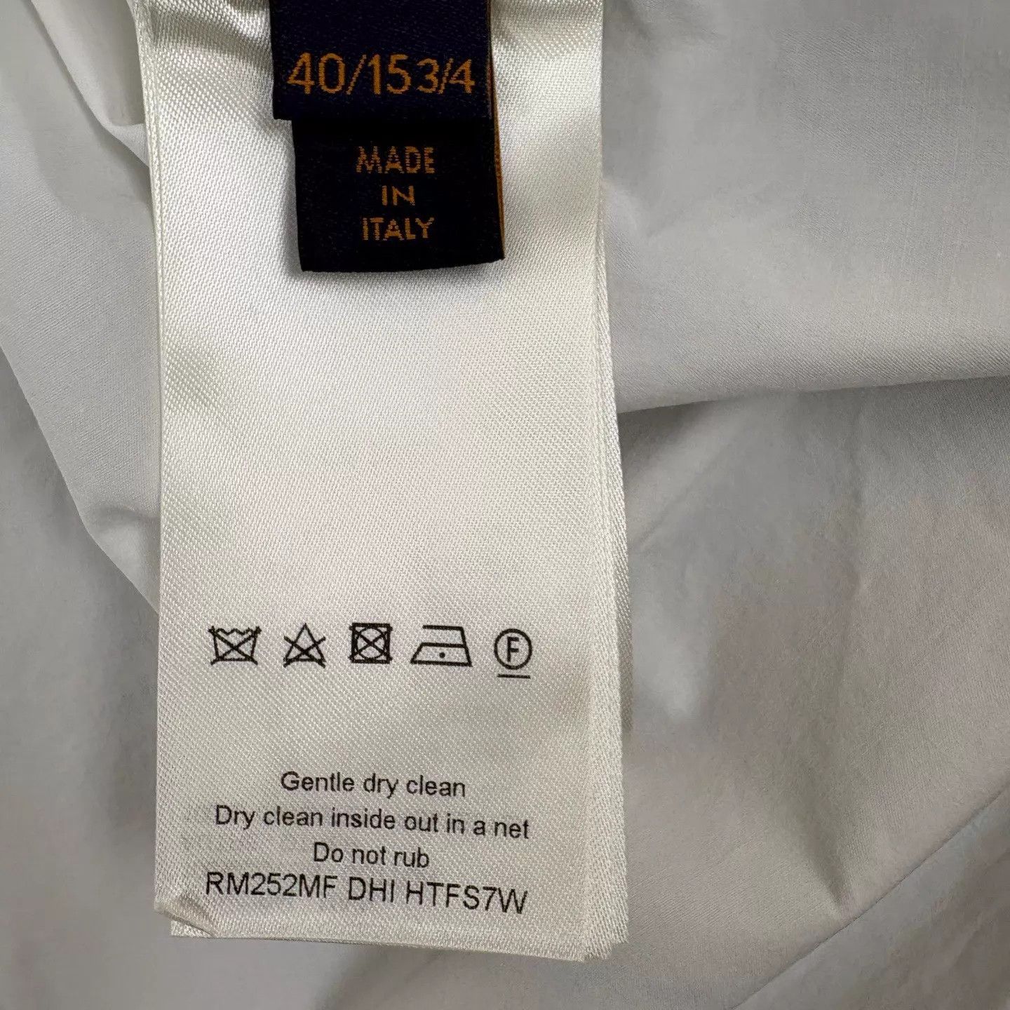 Louis Vuitton LV 25 White Long Sleeve Shirt 40 New Size US M / EU 48-50 / 2 - 6 Thumbnail