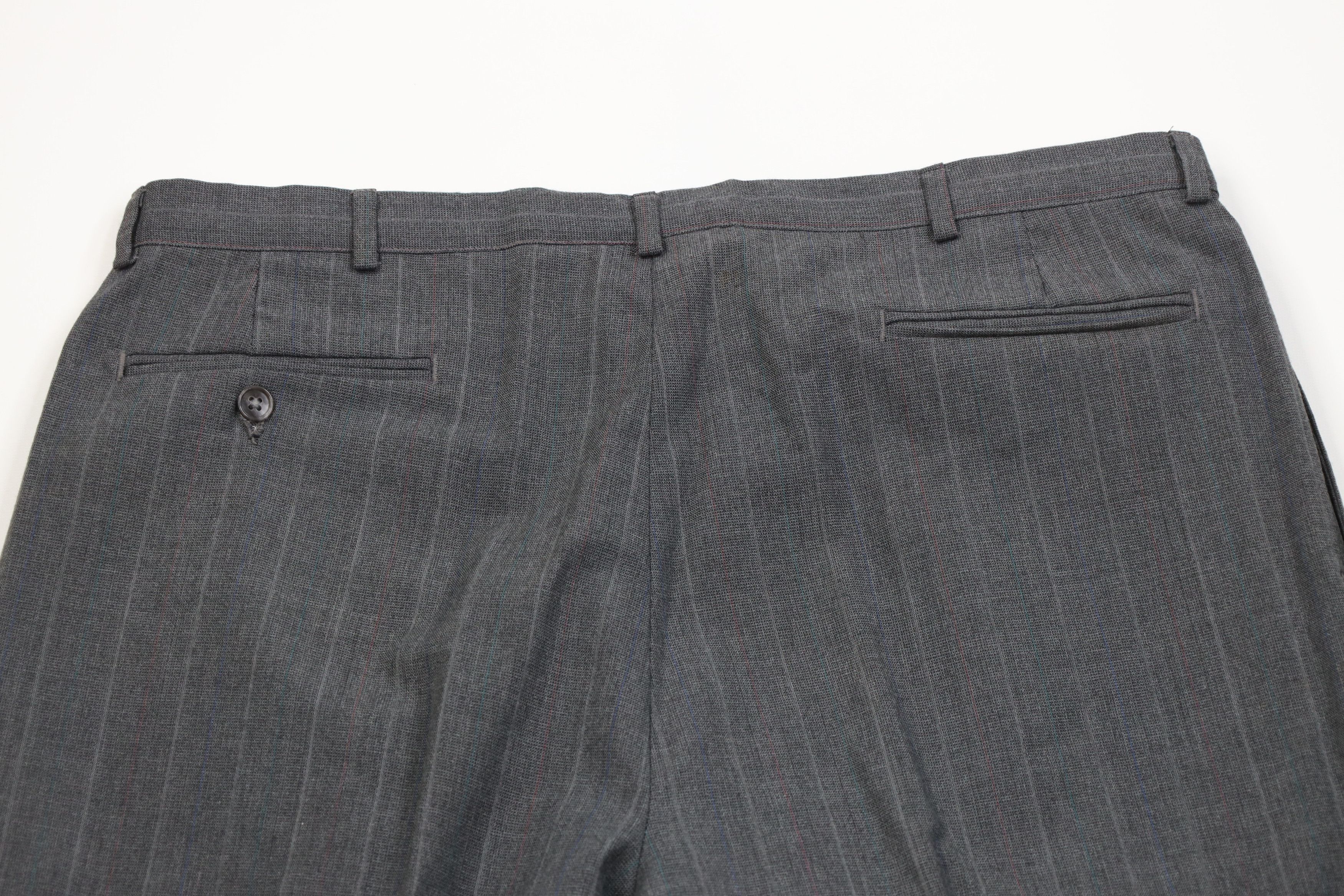 Vintage Vintage 70s Worsted Wool Blend Knit Wide Leg Chino Pants USA Size US 38 / EU 54 - 14 Thumbnail