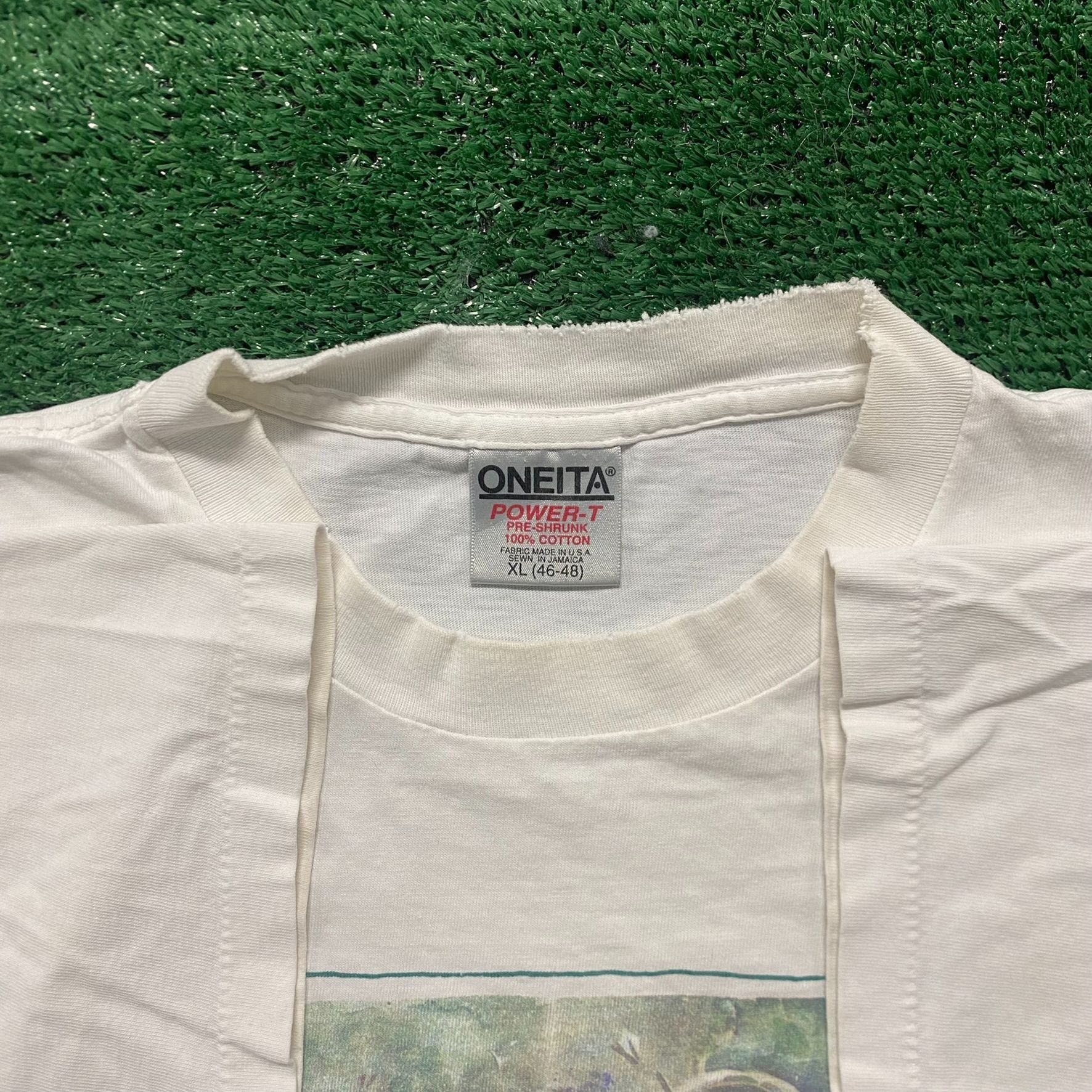 Vintage Flower Garden Art Tee Vintage 90s Oil Painting Floral Shirt Size US XL / EU 56 / 4 - 5 Thumbnail