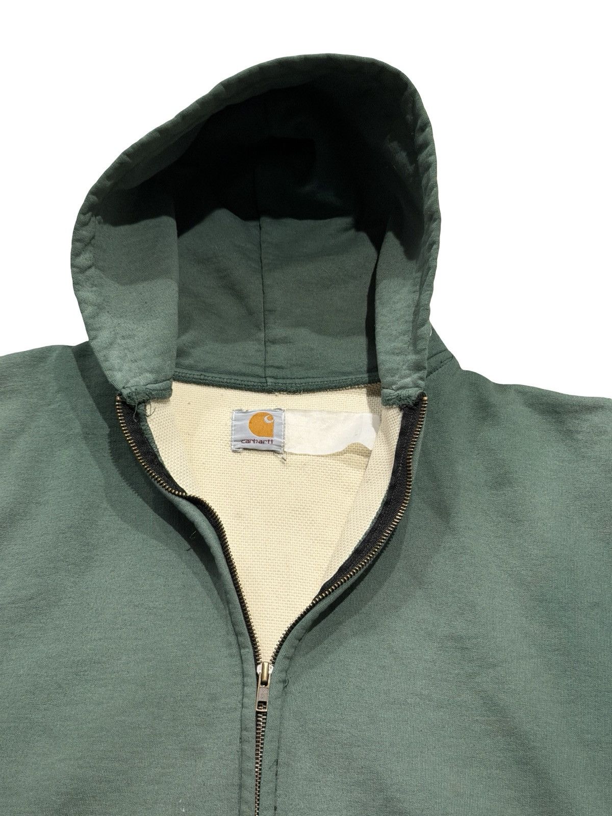 Carhartt Vintage Thermal-Lined Carhartt Zip-Up Hoodie Size US XL / EU 56 / 4 - 6 Thumbnail