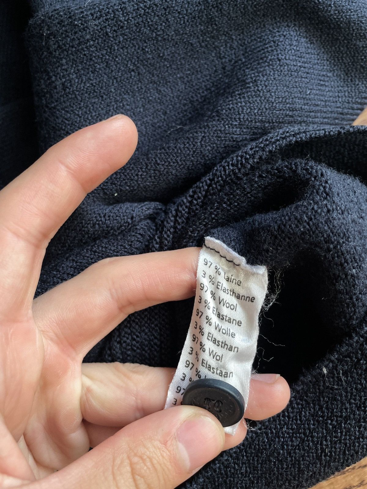 Lacoste × Vintage VINTAGE Y2K LACOSTE ZIP UP KNITTED SWEATER Size US S / EU 44-46 / 1 - 10 Thumbnail