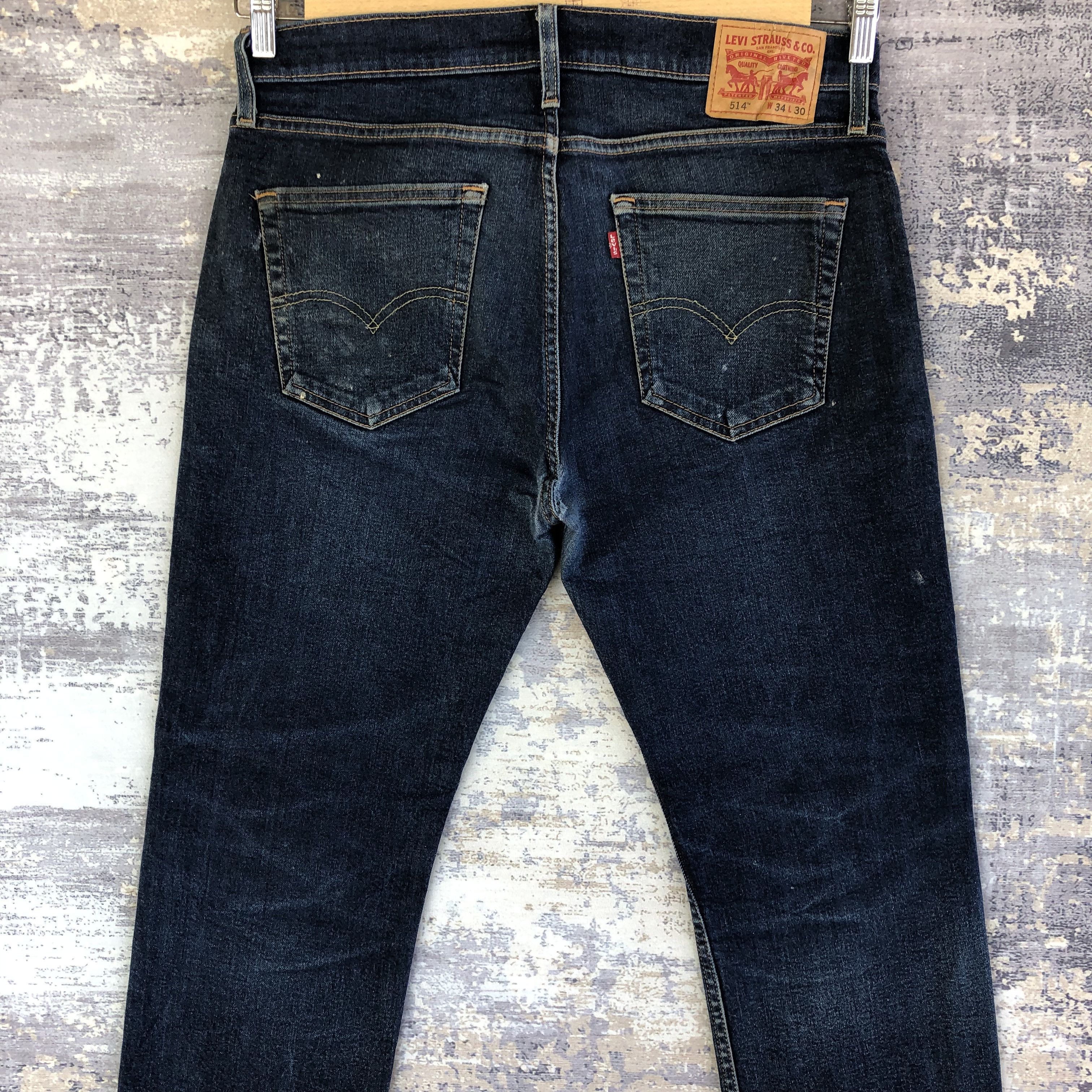 Levi's Distressed Levis 514 Jeans Ripped Levi's Faded Wash Denim Size US 34 / EU 50 - 4 Thumbnail