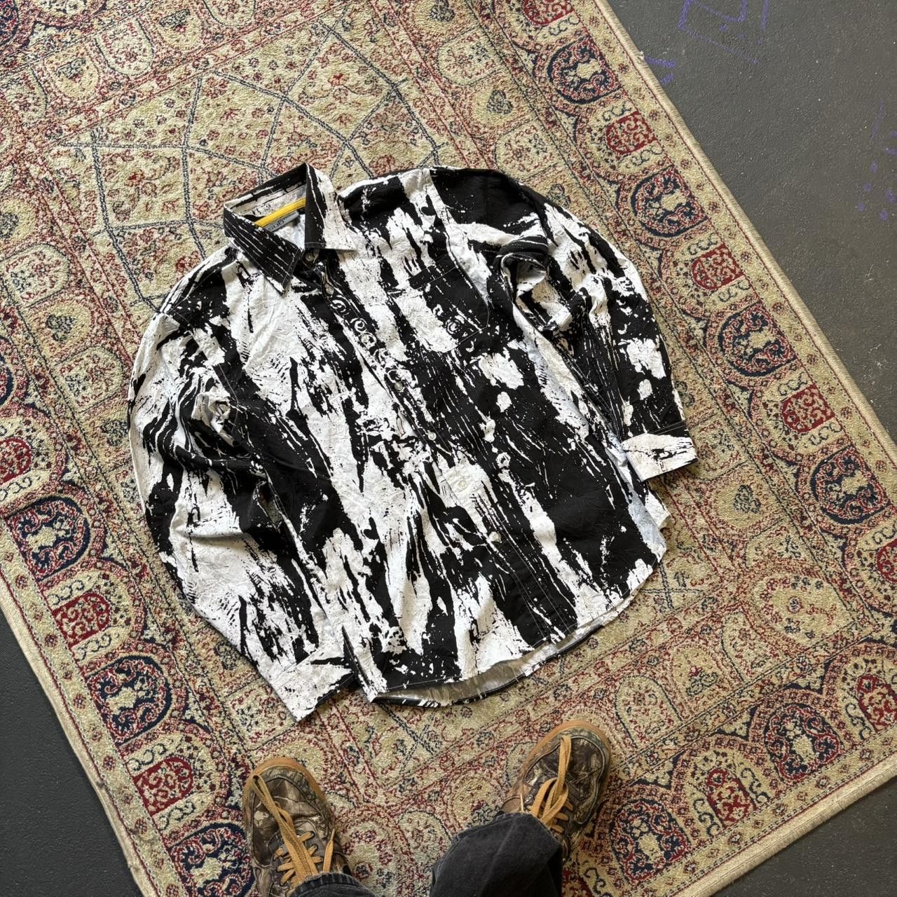 Japanese Brand × Vintage Paint splatter shirt Size US S / EU 44-46 / 1 - 2 Thumbnail