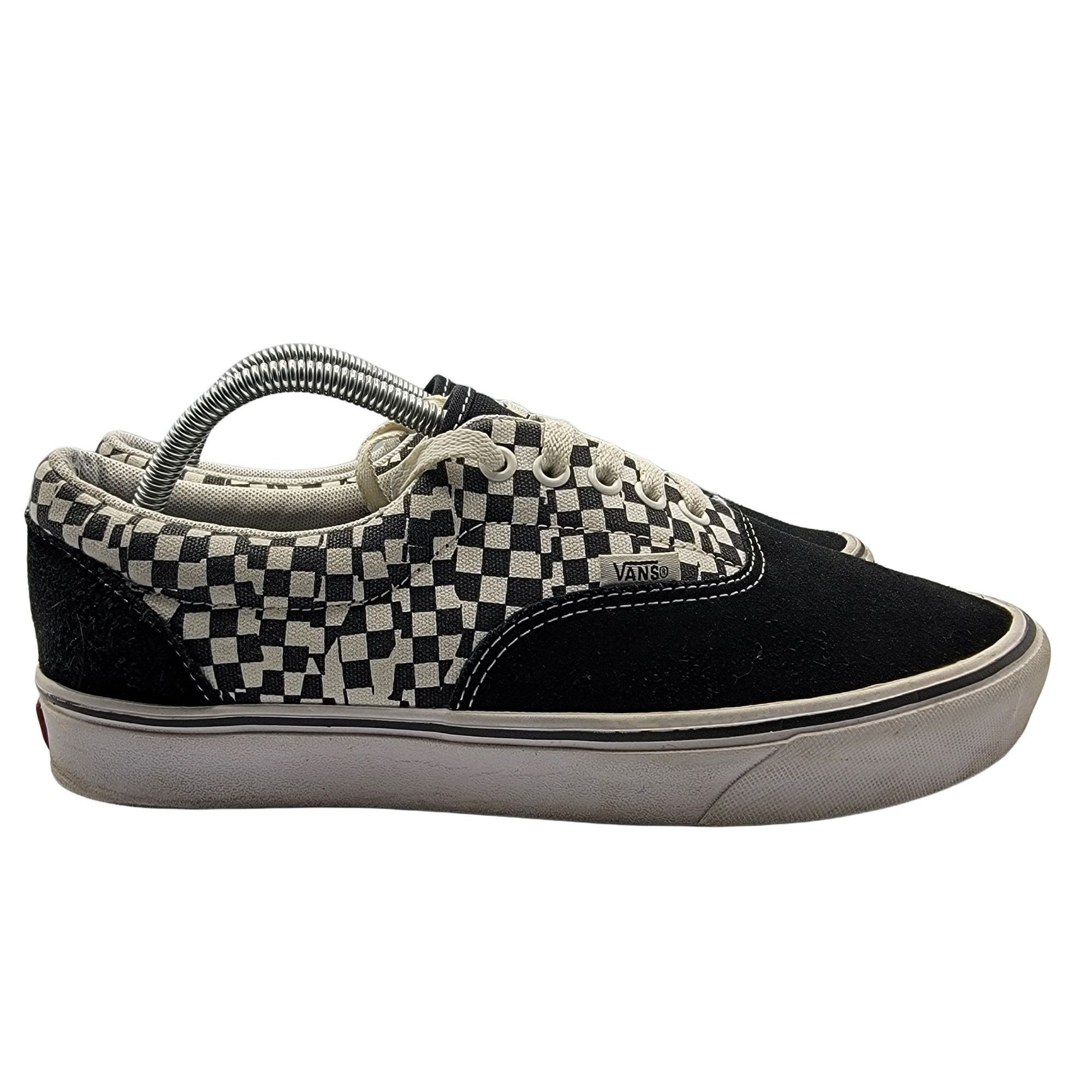 Vans Vans Comfycush Era Mens 9.5 Checkerboard Black White Casual Size US 9.5 / EU 42-43 - 7 Thumbnail