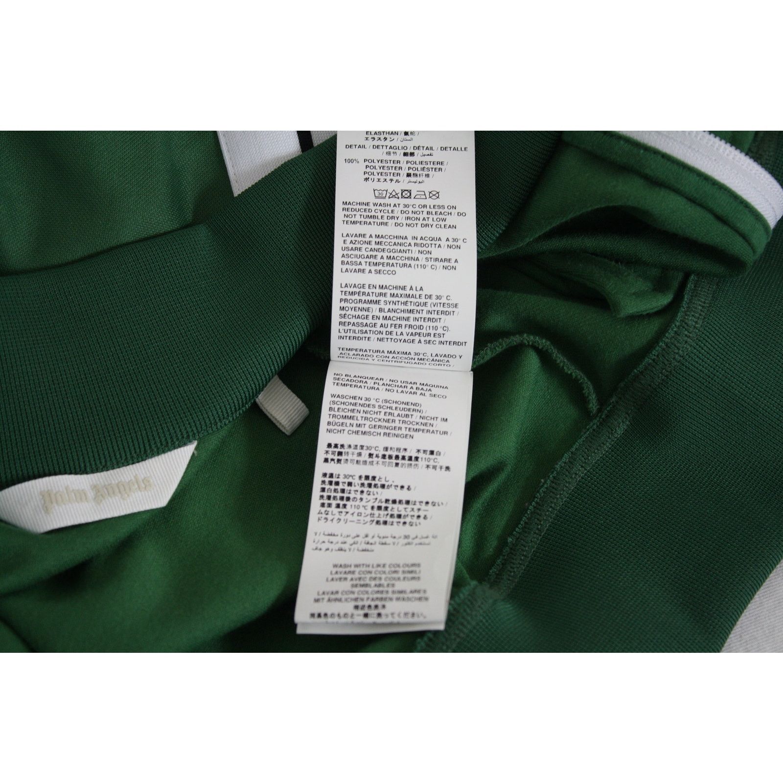 Palm Angels Palm Angels Spell Out Green Track Jacket Youth 12 Years Size XL / US 12-14 / IT 48-50 - 7 Thumbnail